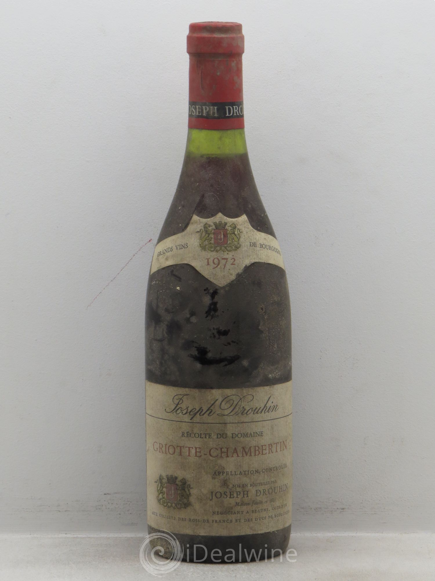 Griotte-Chambertin Grand Cru Joseph Drouhin 1972 - Lot de 1 bouteille - 0
