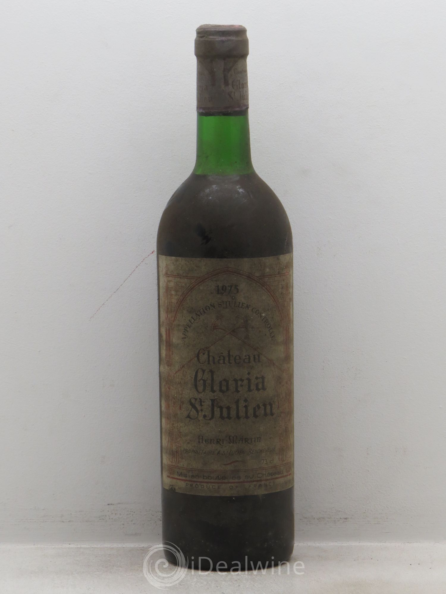 Château Gloria 1975 - Lot de 1 bouteille - 0