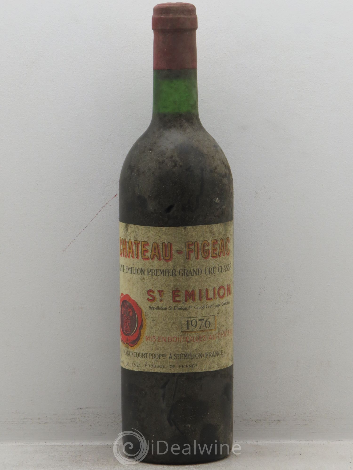 Château Figeac 1er Grand Cru Classé A 1976 - Lot de 1 bouteille - 0