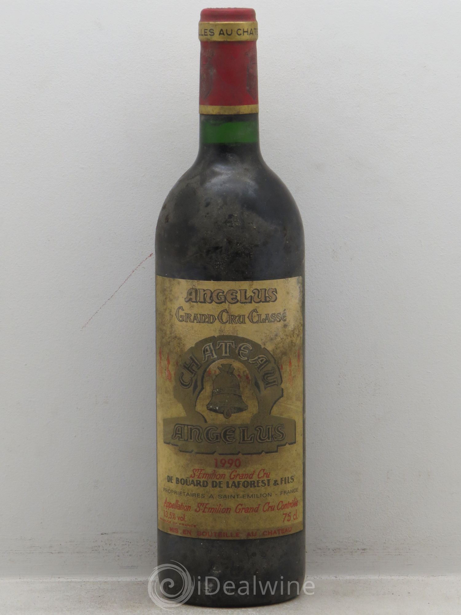 Château Angélus 1er Grand Cru Classé A 1990 - Lot de 1 bouteille - 0