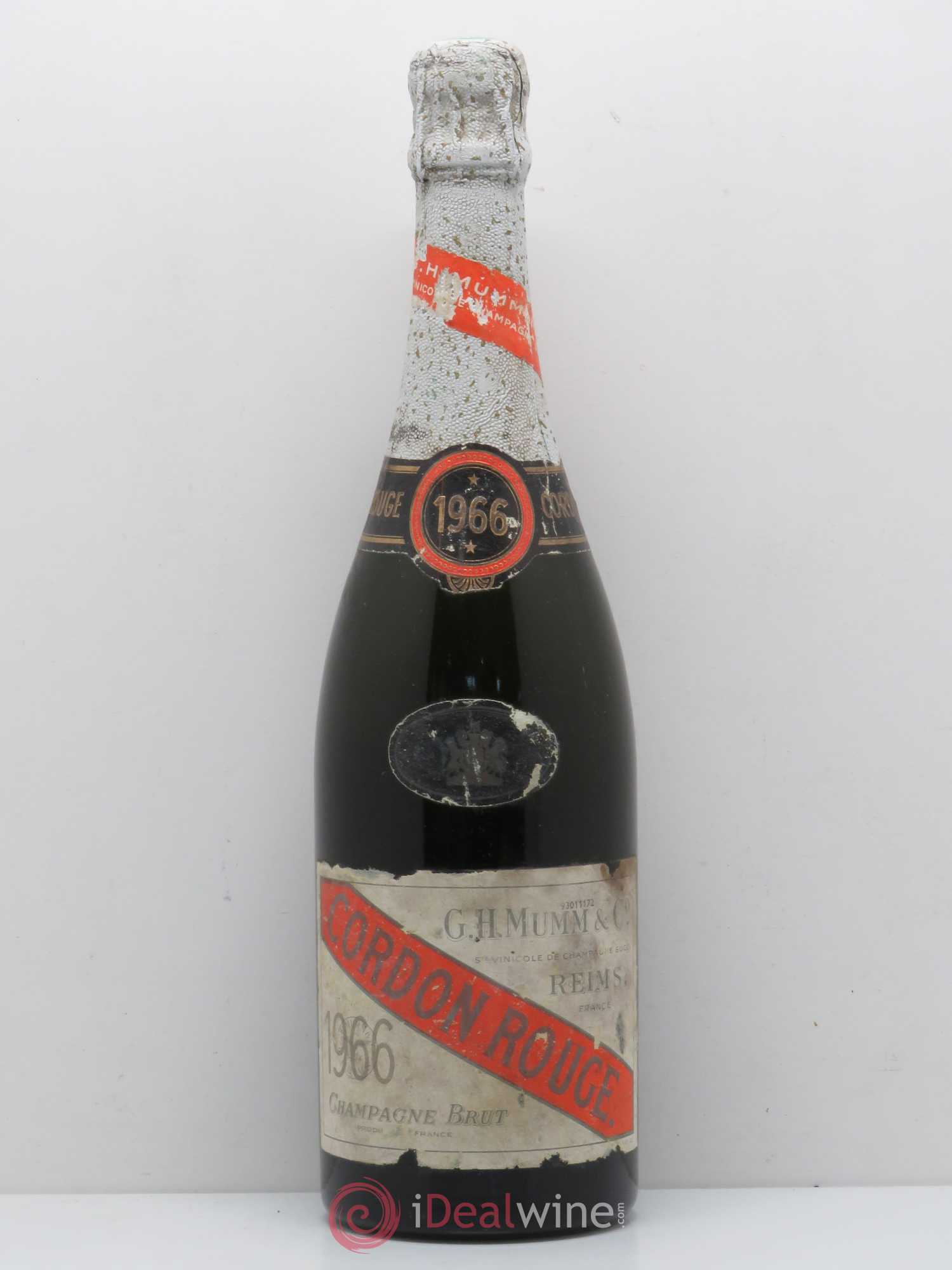 Champagne Mumm Cordon Rouge 1966 - Lot de 1 bouteille - 0