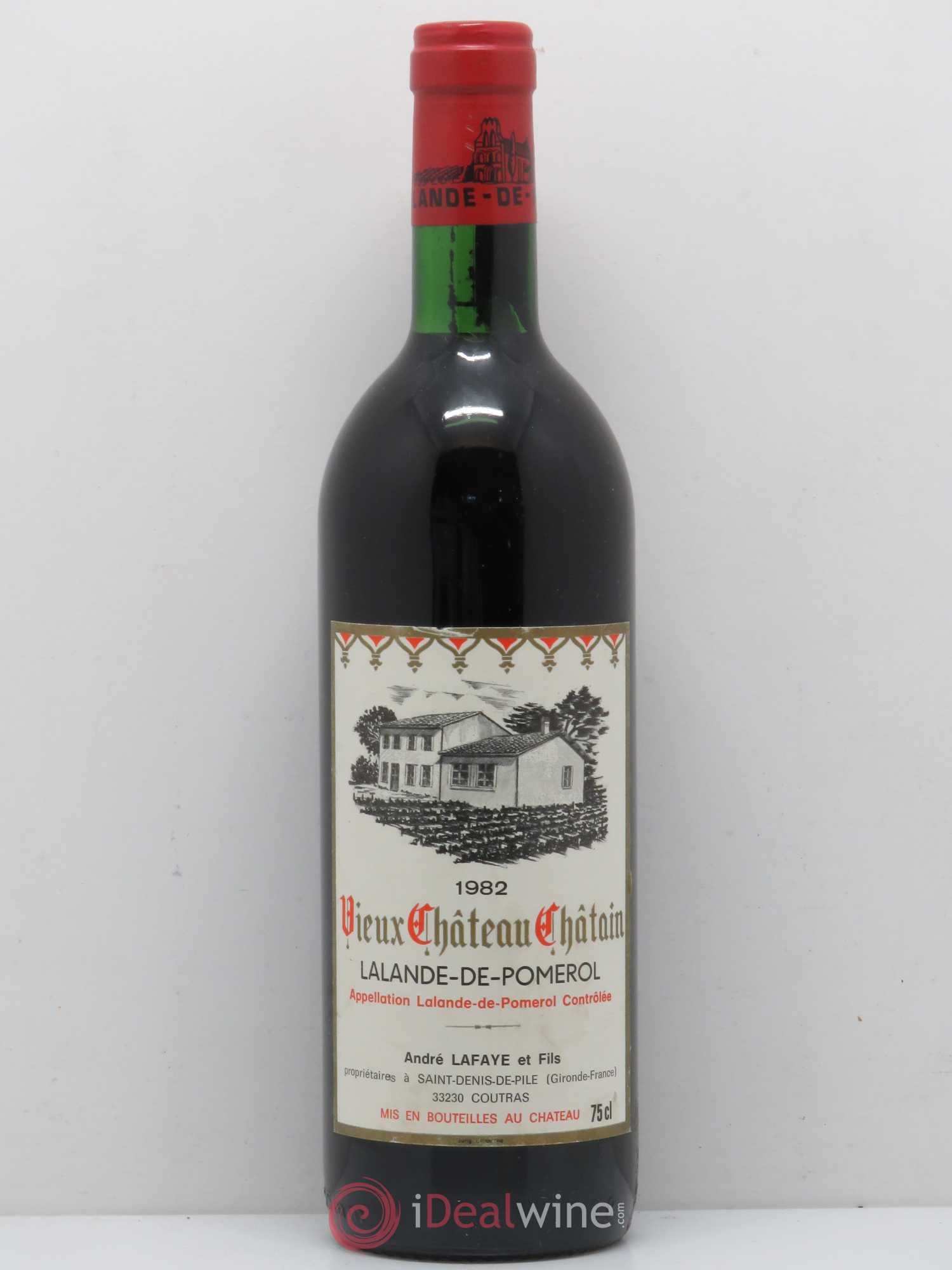 Bordeaux Lalande de Pomerol Vieux Château Chatain (sans prix de réserve) 1982 - Posten von 1 Flasche - 0