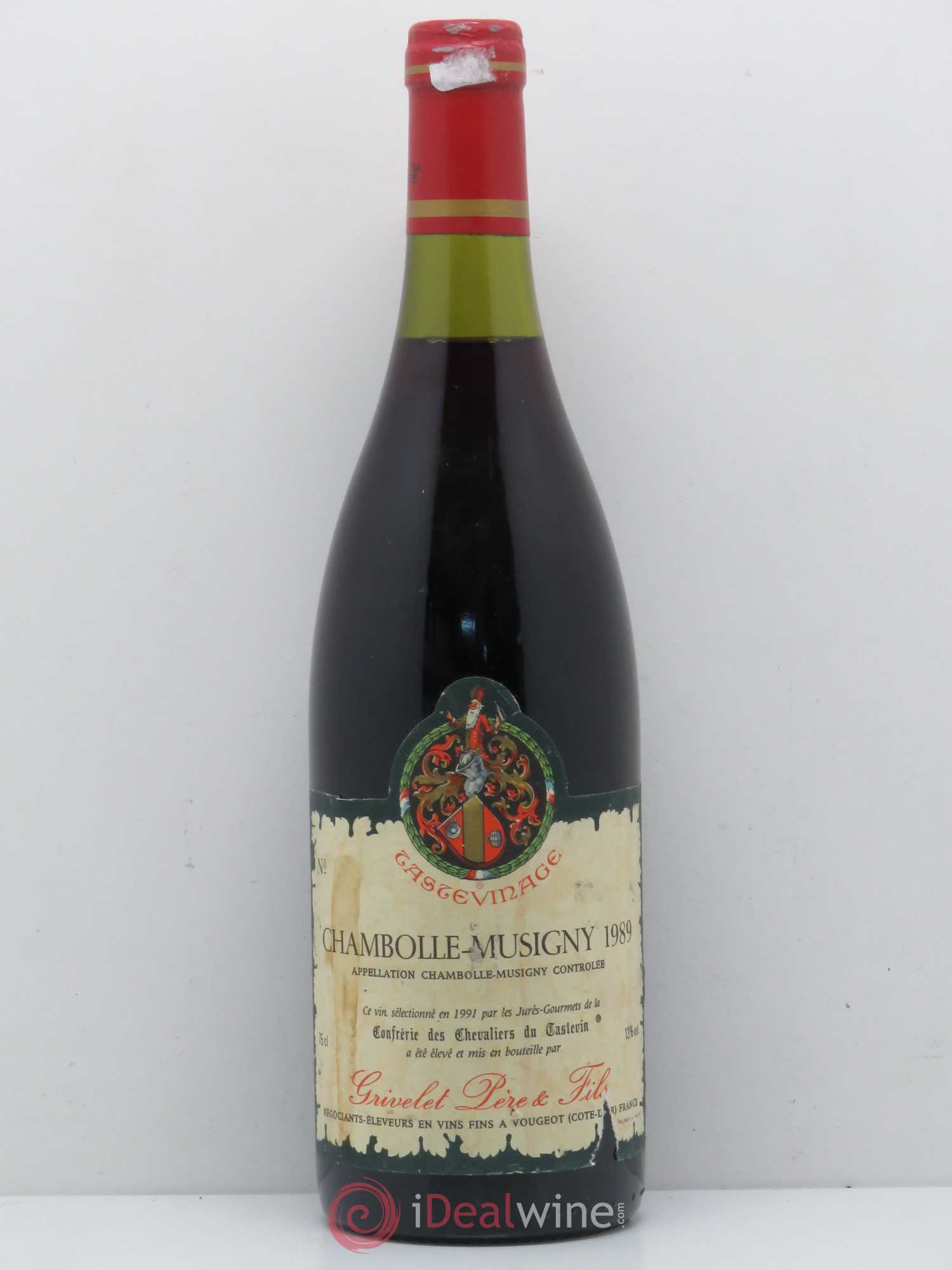 Chambolle-Musigny Tastevinage Domaine Grivelet 1989 - Posten von 1 Flasche - 0