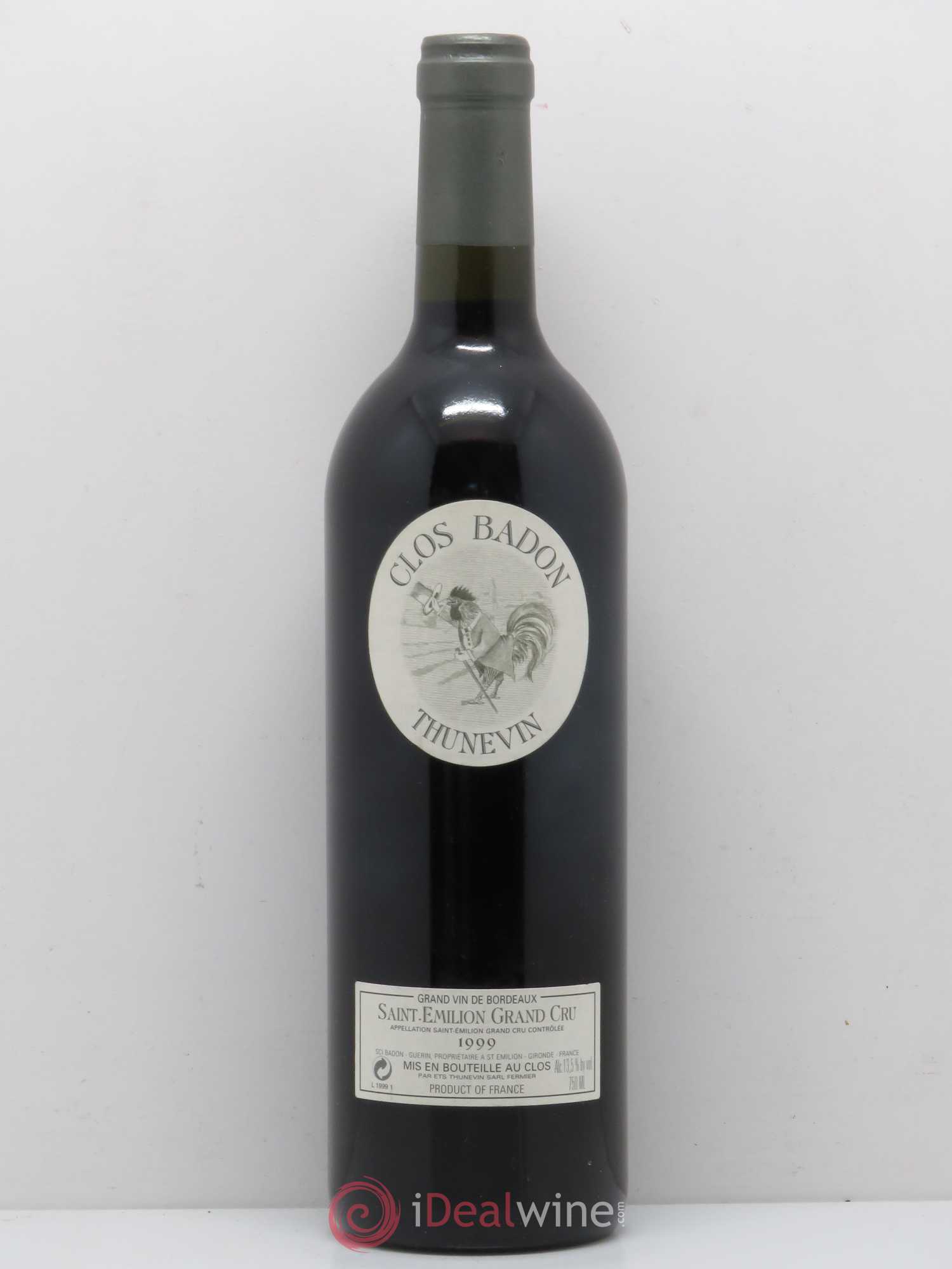 Clos Badon (sans prix de réserve) 1999 - Lot de 1 bouteille - 0