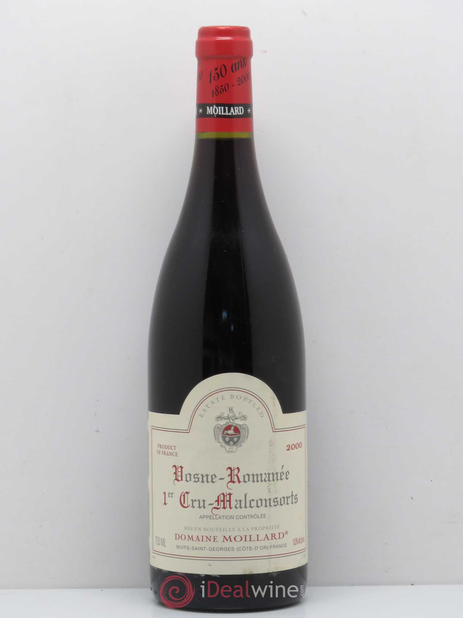 Vosne-Romanée 1er Cru Les Malconsorts Domaine Moillard 2000 - Posten von 1 Flasche - 0