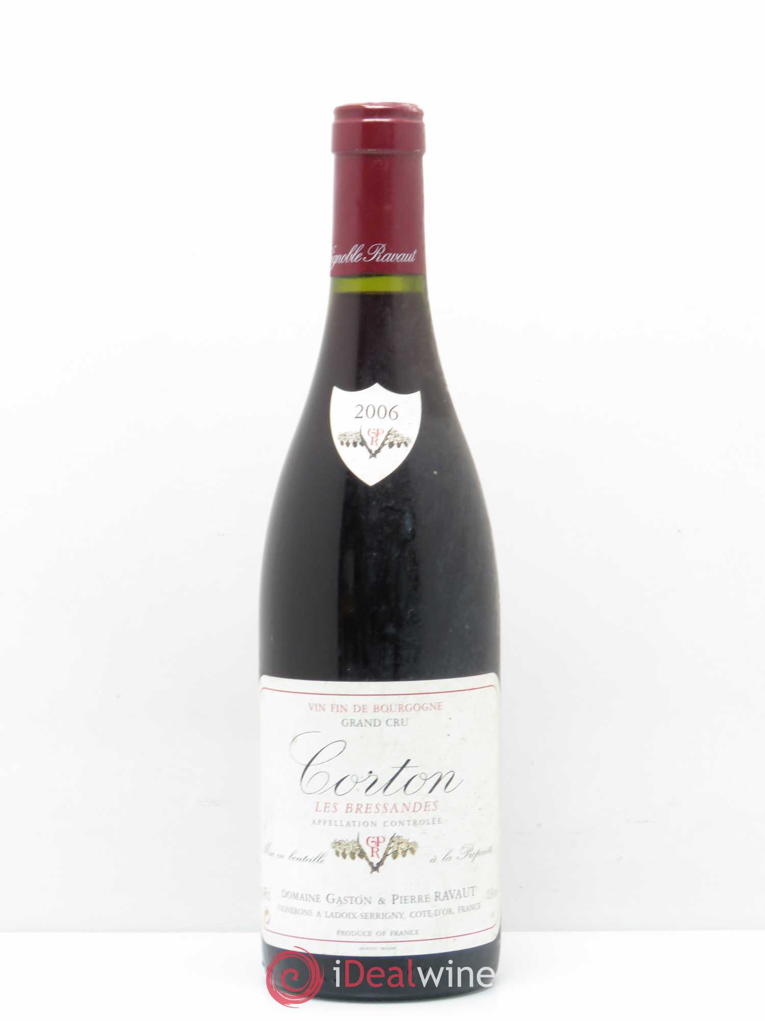 Corton Grand Cru Les Bressandes Domaine Gaston et Pierre Ravaut 2006 - Posten von 1 Flasche - 0