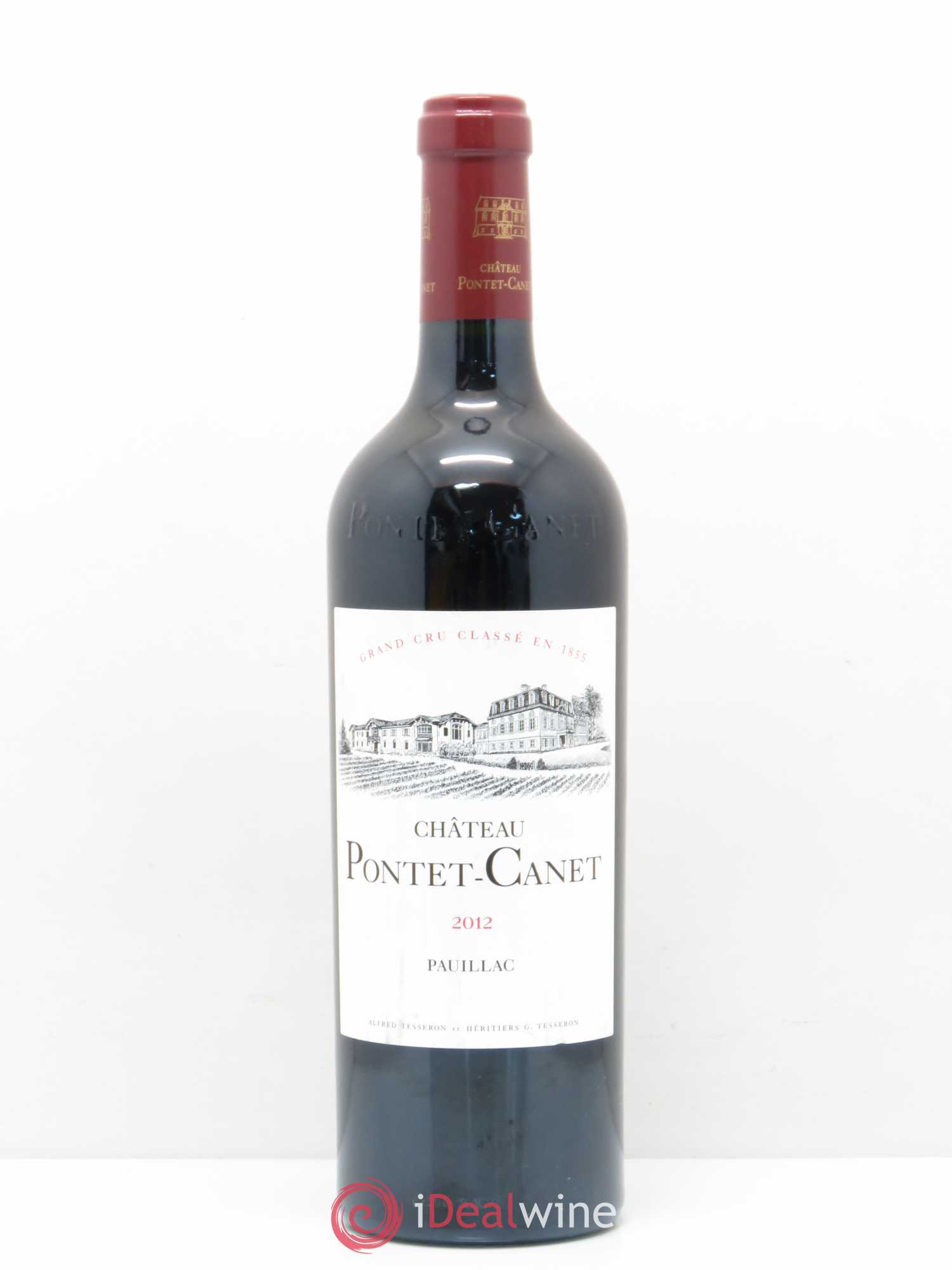 Château Pontet Canet 5ème Grand Cru Classé 2012 - Lot de 1 bouteille - 0