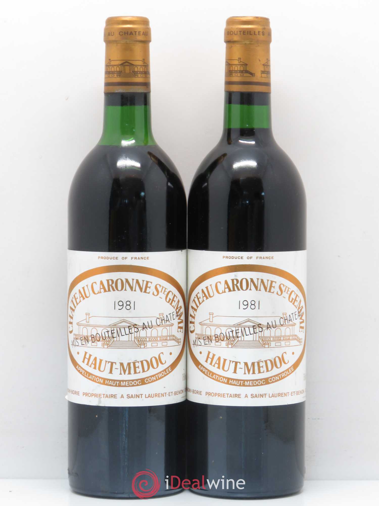 Château Caronne Sainte-Gemme Cru Bourgeois 1981 - Lot de 5 bouteilles - 2