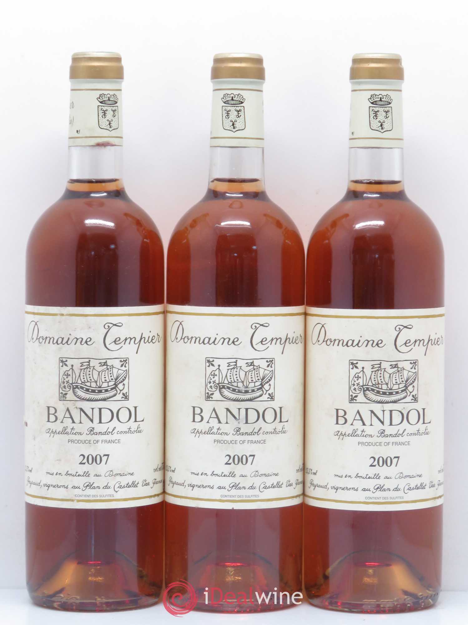 Bandol Domaine Tempier Famille Peyraud 2007 - Lot de 6 bouteilles - 2