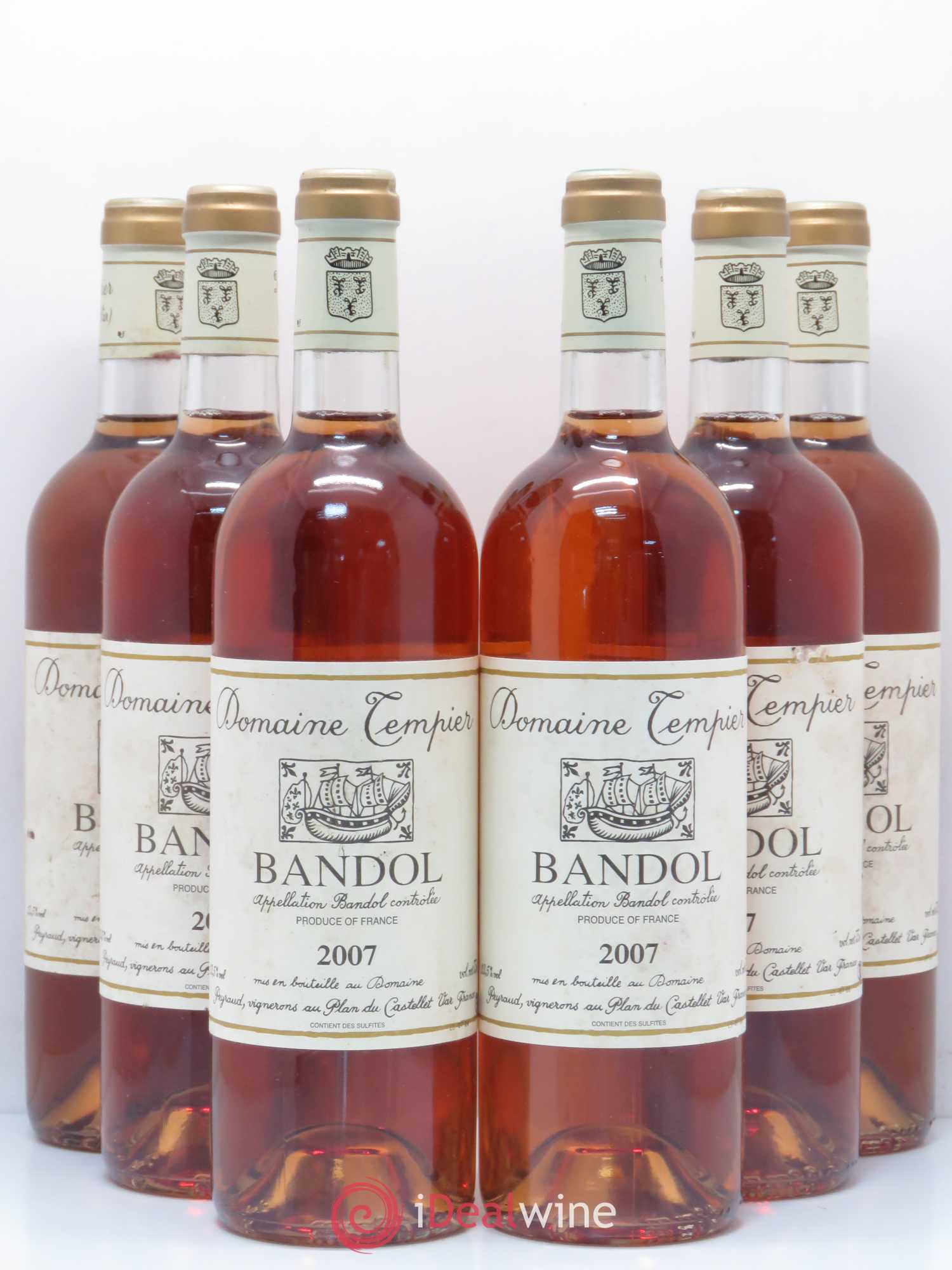 Bandol Domaine Tempier Famille Peyraud 2007 - Lot de 6 bouteilles - 0