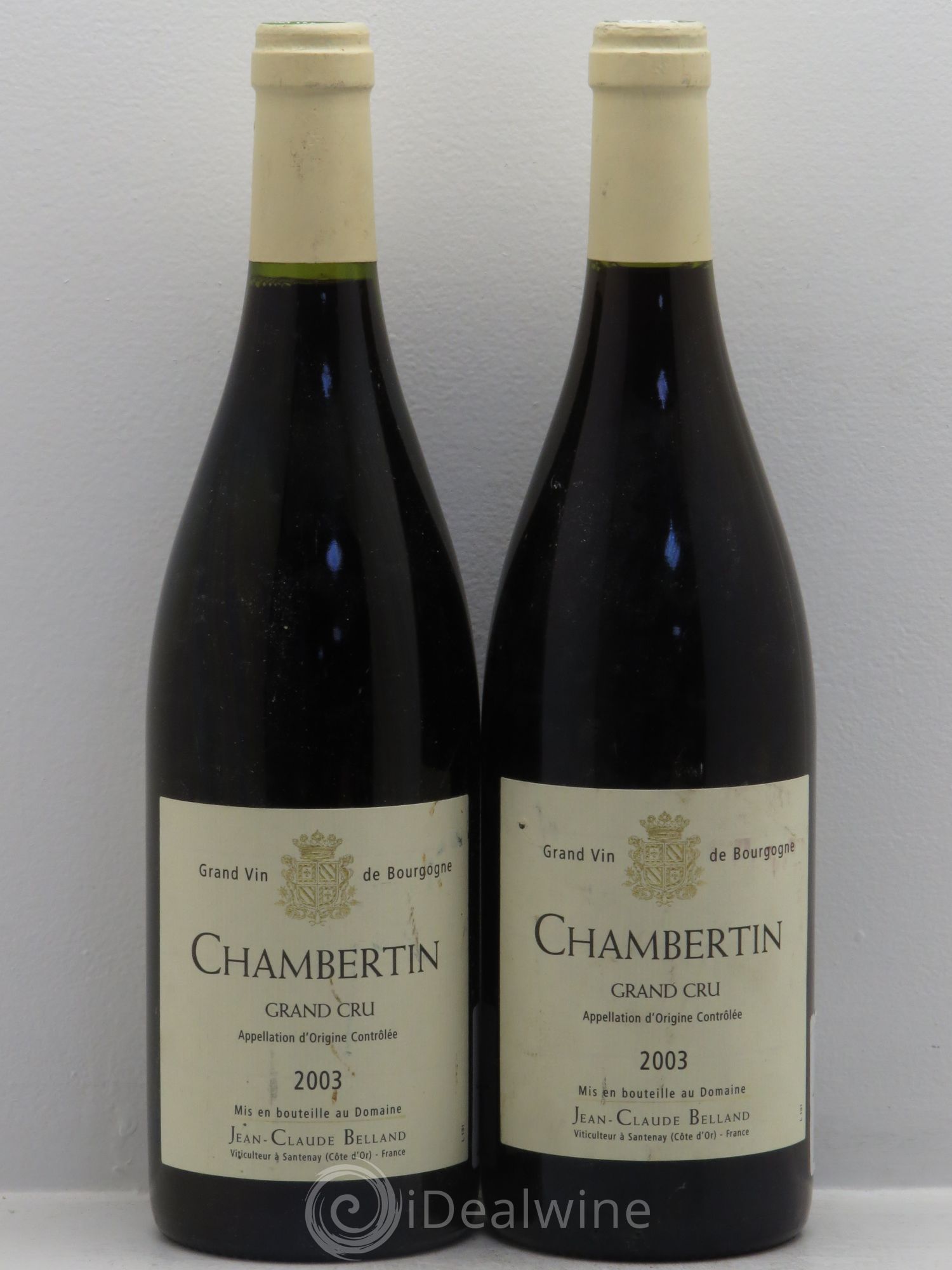 Chambertin Grand Cru Domaine Belland 2003 - Posten von 2 Flaschen - 0