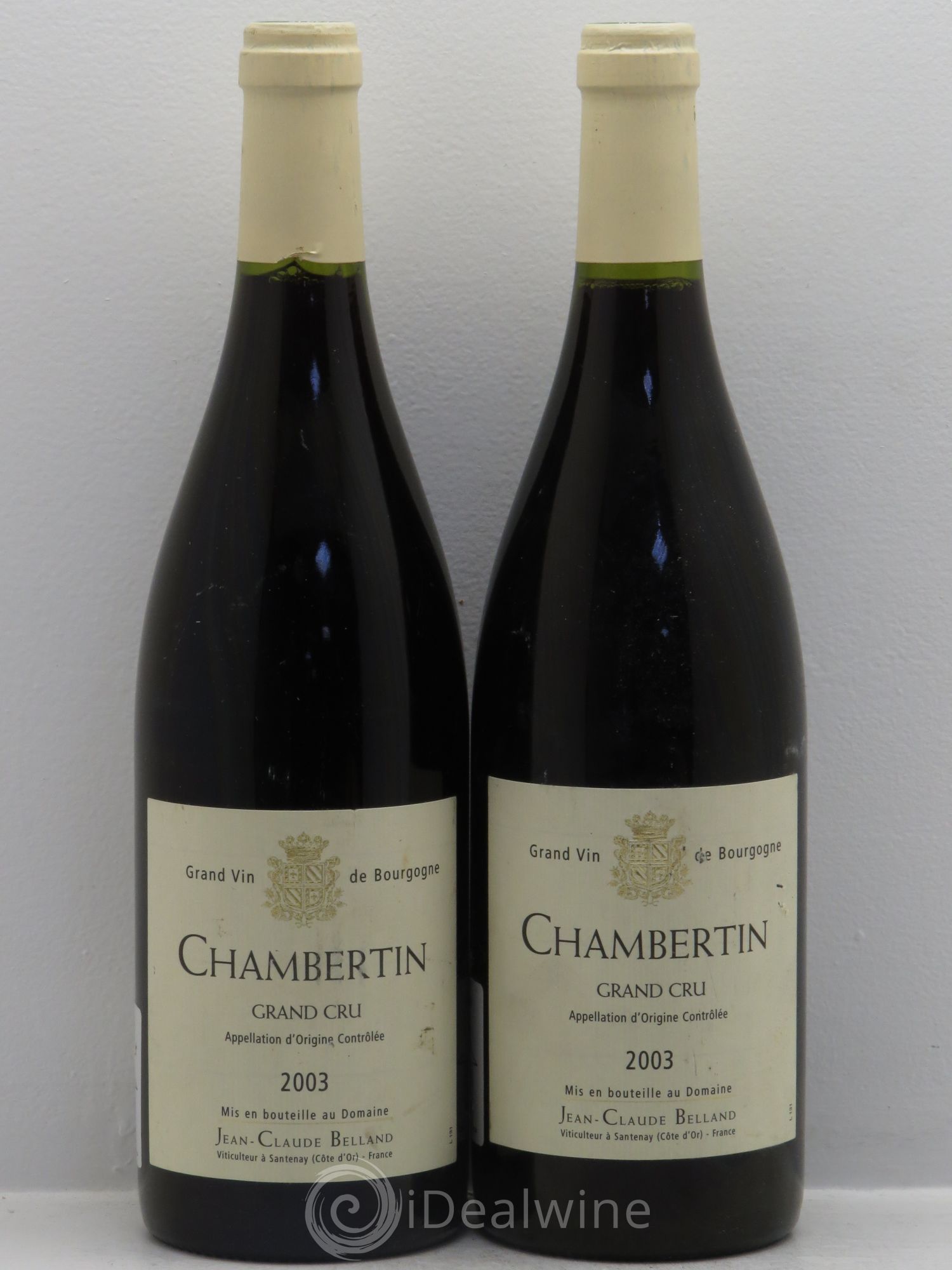 Chambertin Grand Cru Domaine Belland 2003 - Lot de 2 bouteilles - 0
