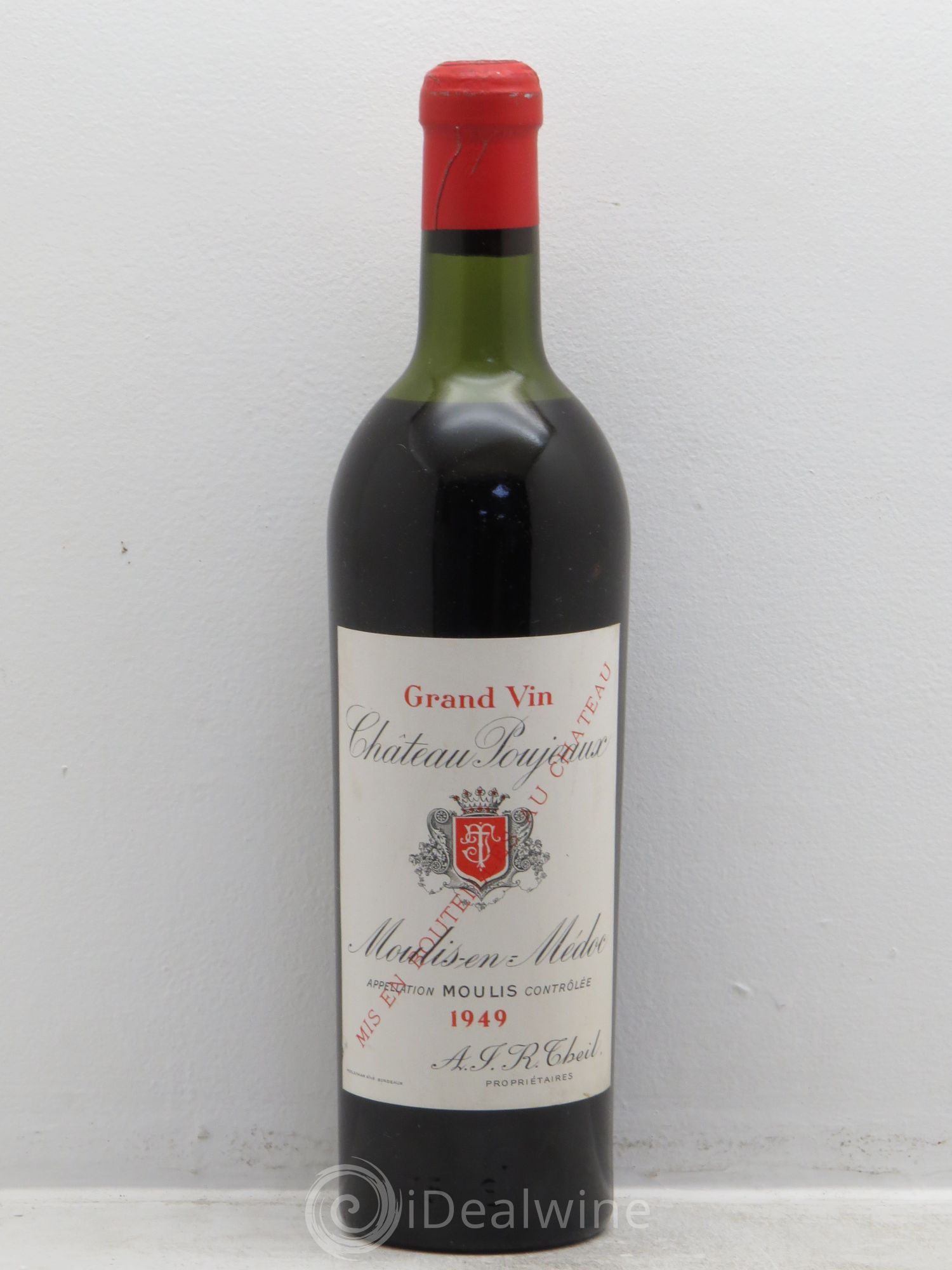 Château Poujeaux 1949 - Lot de 1 bouteille - 0