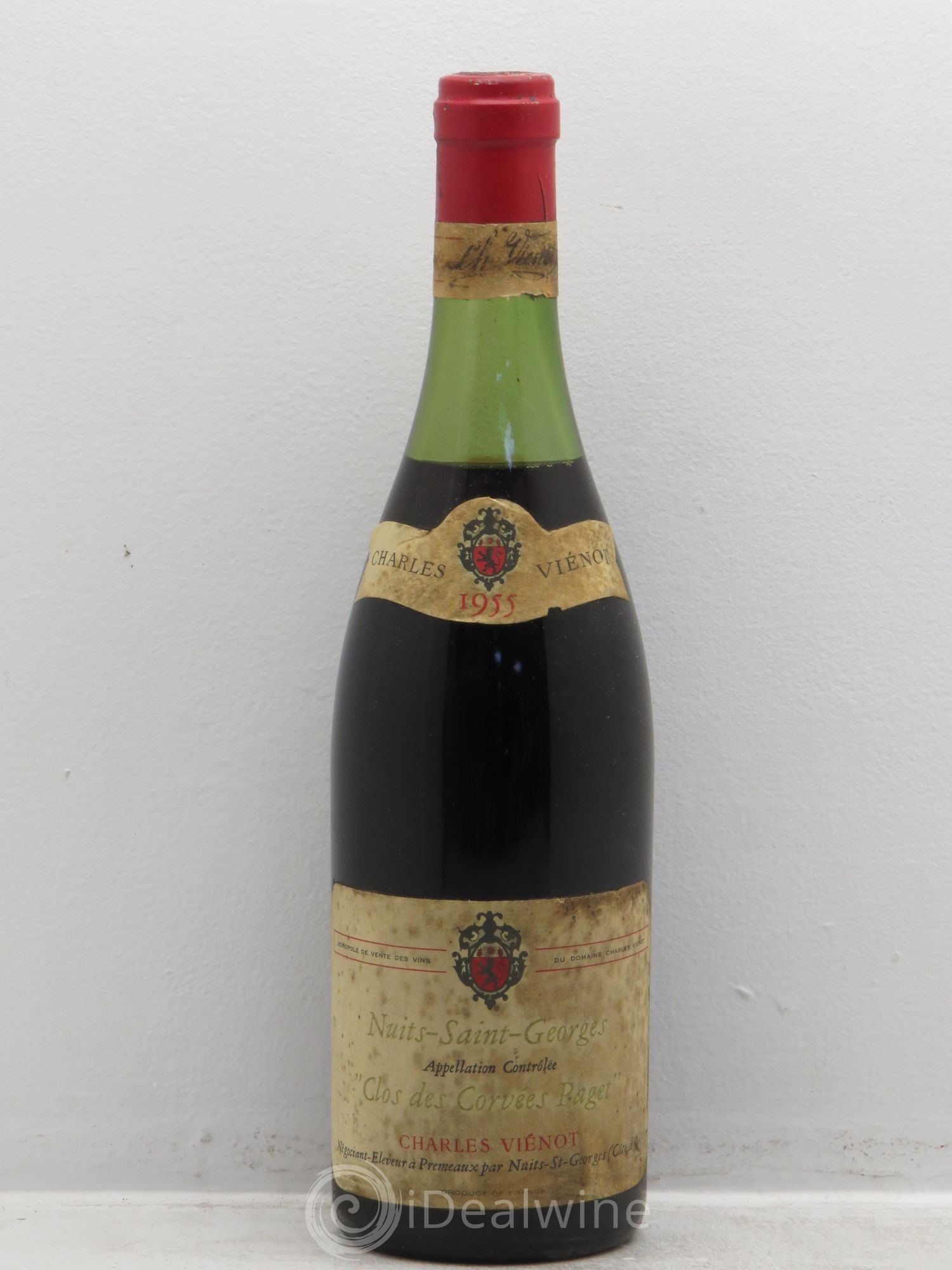 Nuits-Saint-Georges 1er Cru Clos des Corvées Paget - Charles Viénot 1955 - Posten von 1 Flasche - 0