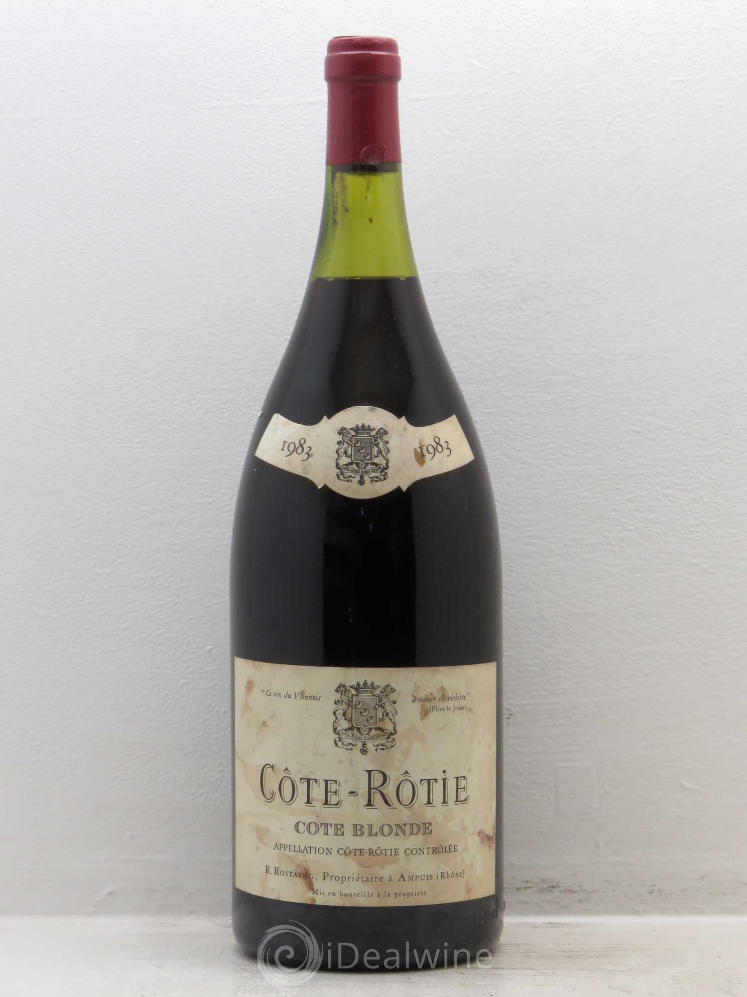 Côte-Rôtie Côte Blonde René Rostaing 1983 - Posten von 1 Magnum - 0