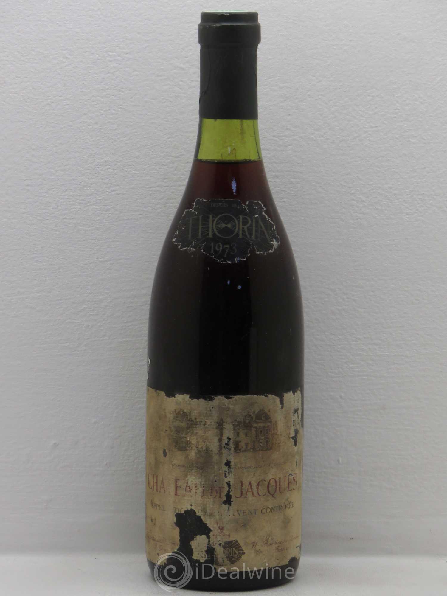 Moulin-à-Vent Clos des Thorins Château des Jacques 1973 - Lot de 1 bouteille - 0