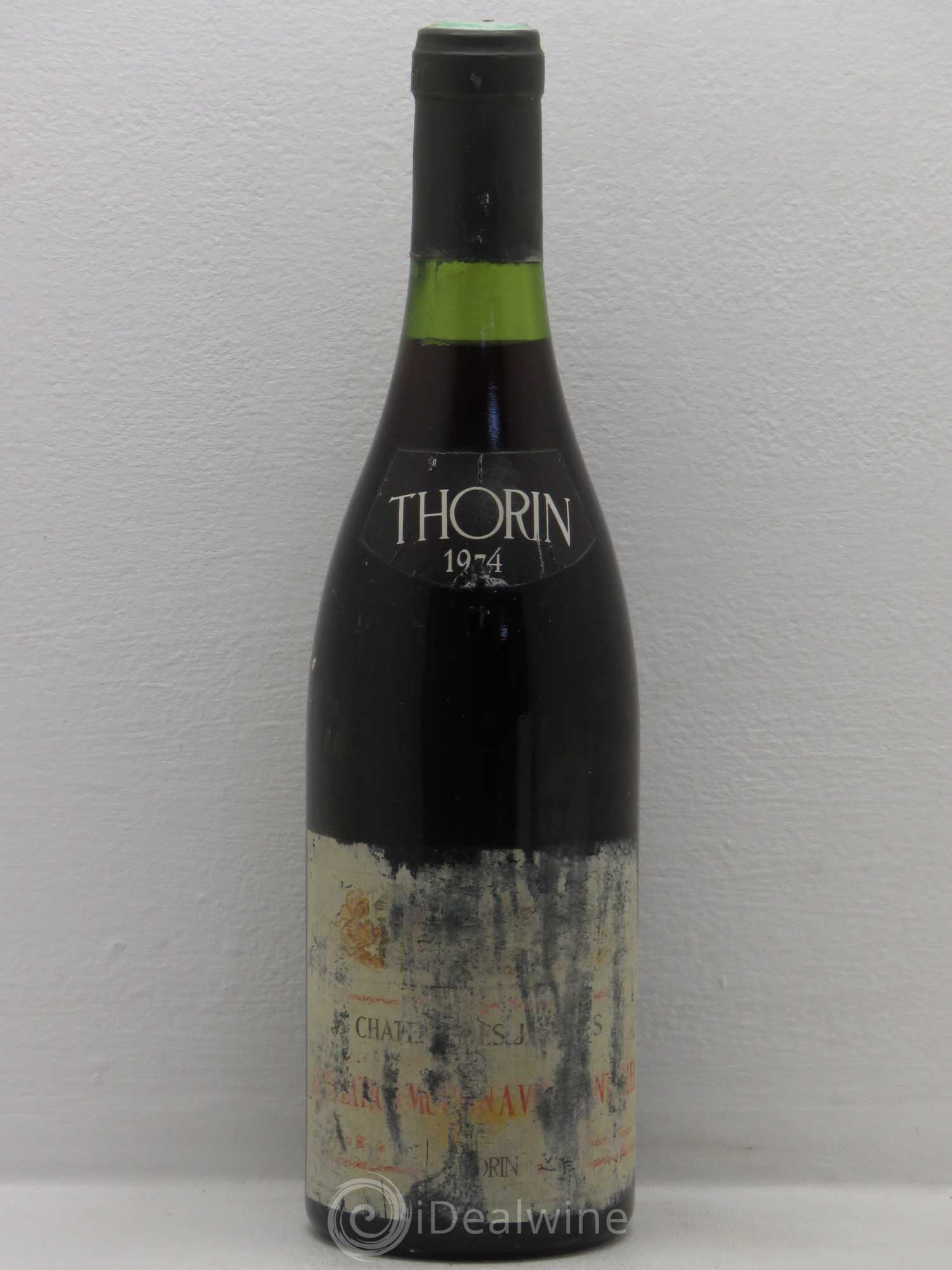 Moulin-à-Vent Clos des Thorins Château des Jacques 1974 - Lot de 1 bouteille - 0
