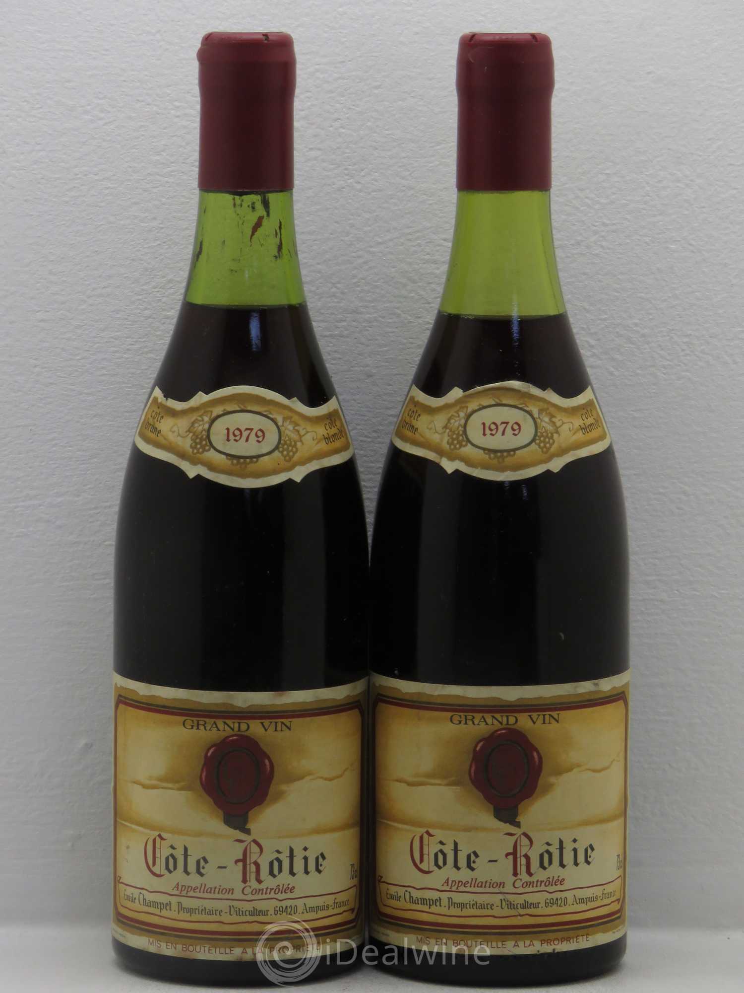 Côte-Rôtie Côte Brune et Blonde 1979 - Posten von 2 Flaschen - 0