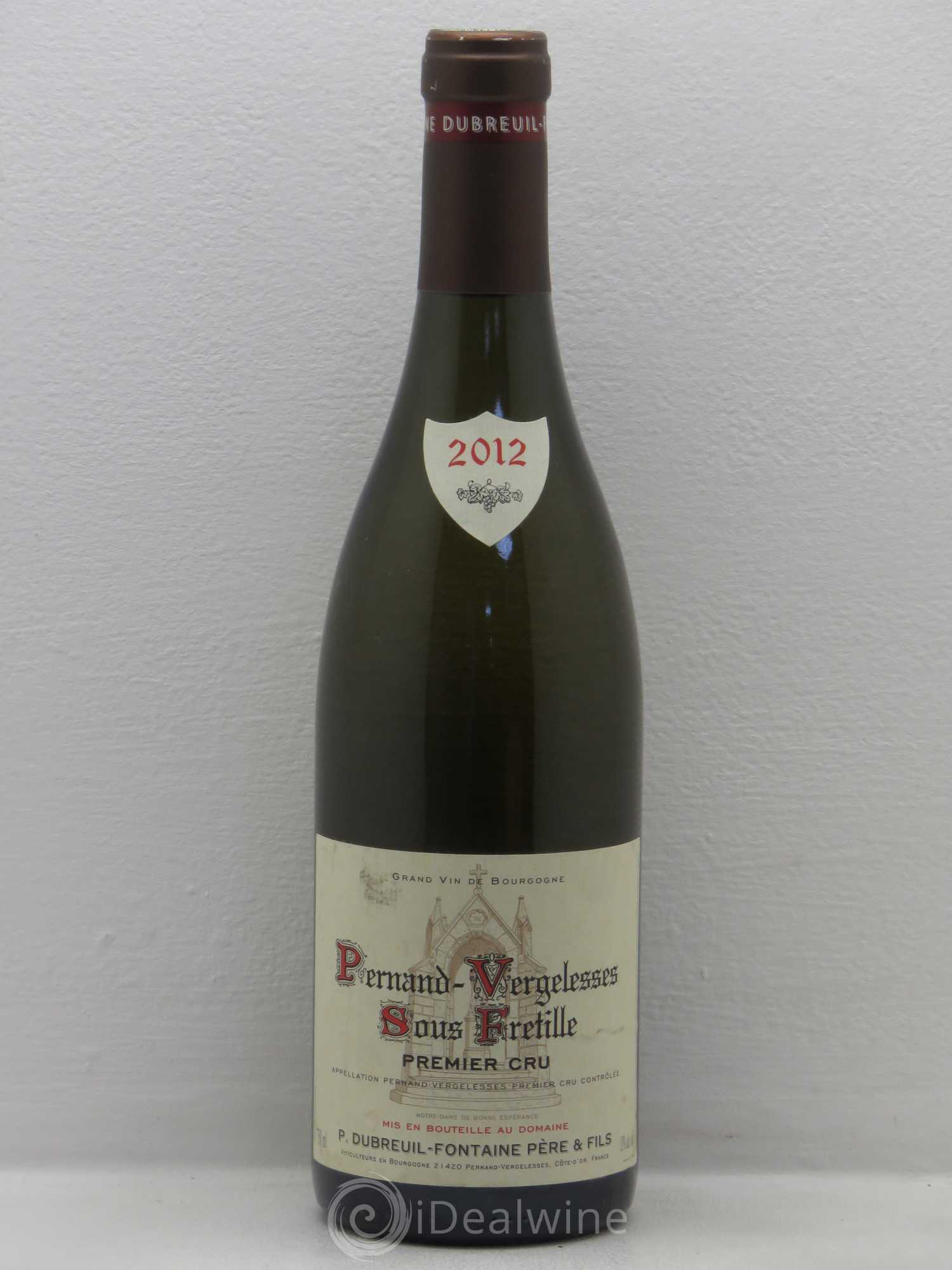 Pernand-Vergelesses 1er Cru Sous Frétille 2012 - Posten von 1 Flasche - 0