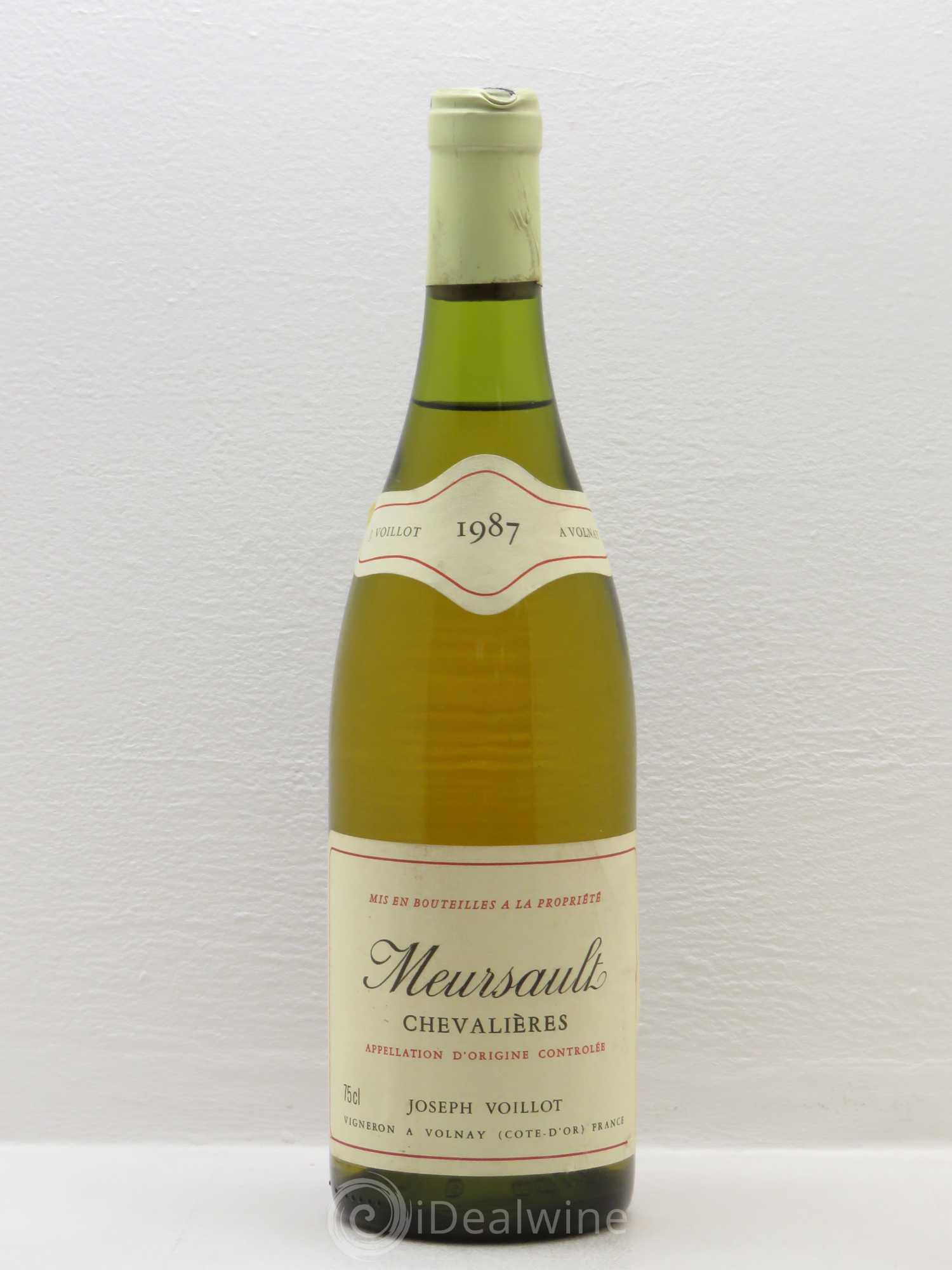 Meursault Chevalières - Domaine Joseph Voillot 1987 - Posten von 1 Flasche - 0