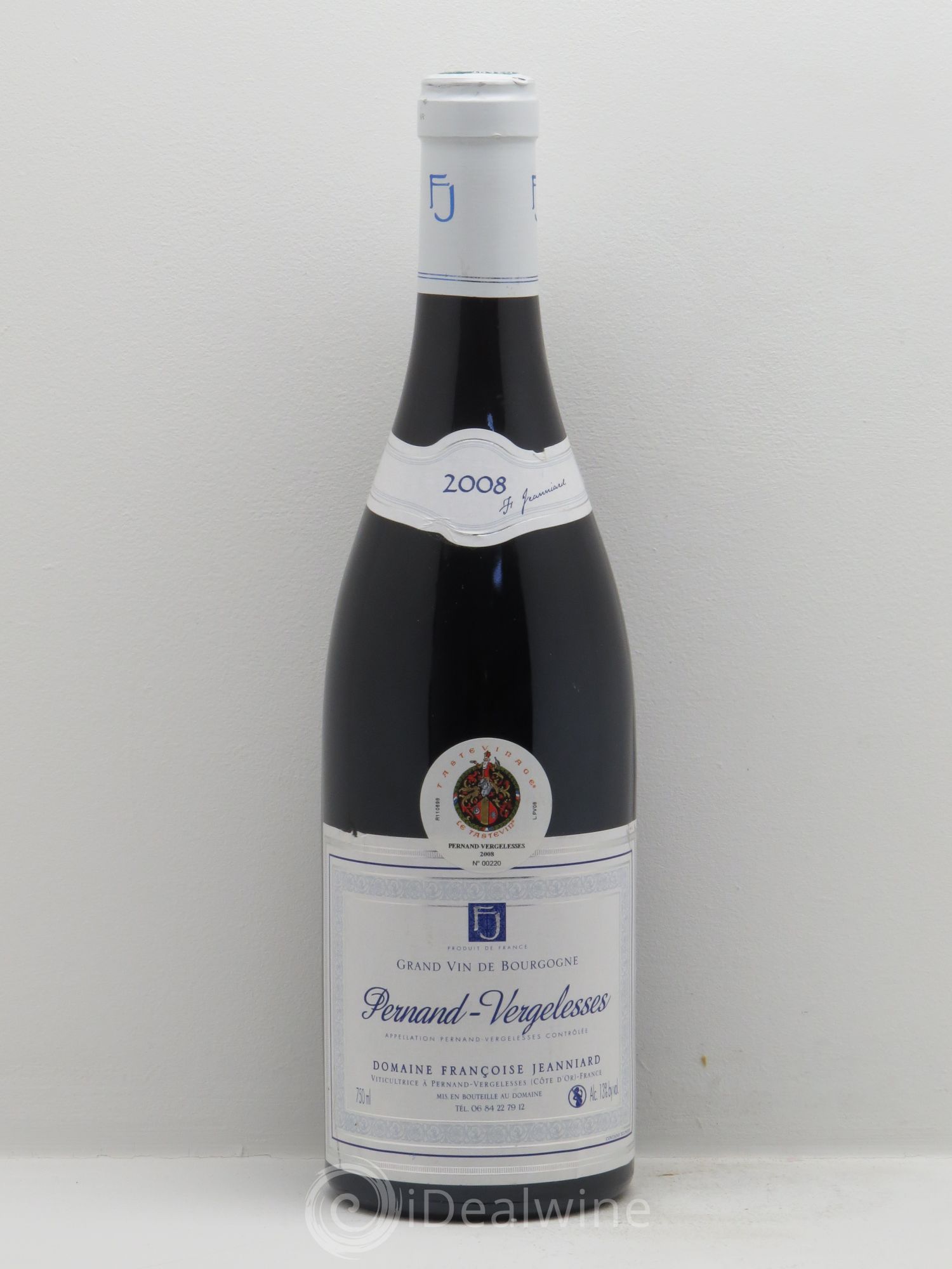 Pernand-Vergelesses Jeanniard 2008 - Lot de 1 bouteille - 0