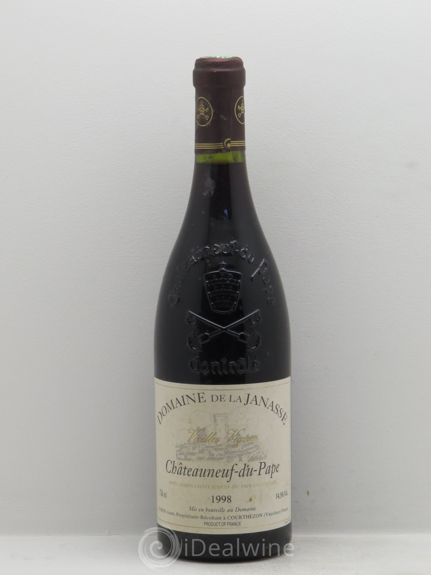 Châteauneuf-du-Pape Cuvée Vieilles Vignes La Janasse (Domaine de) 1998 - Lot de 1 bouteille - 0