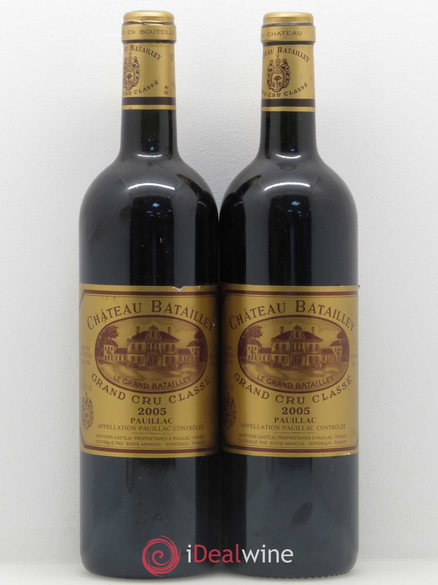 Château Batailley 5ème Grand Cru Classé 2005 - Lot de 2 bouteilles - 0