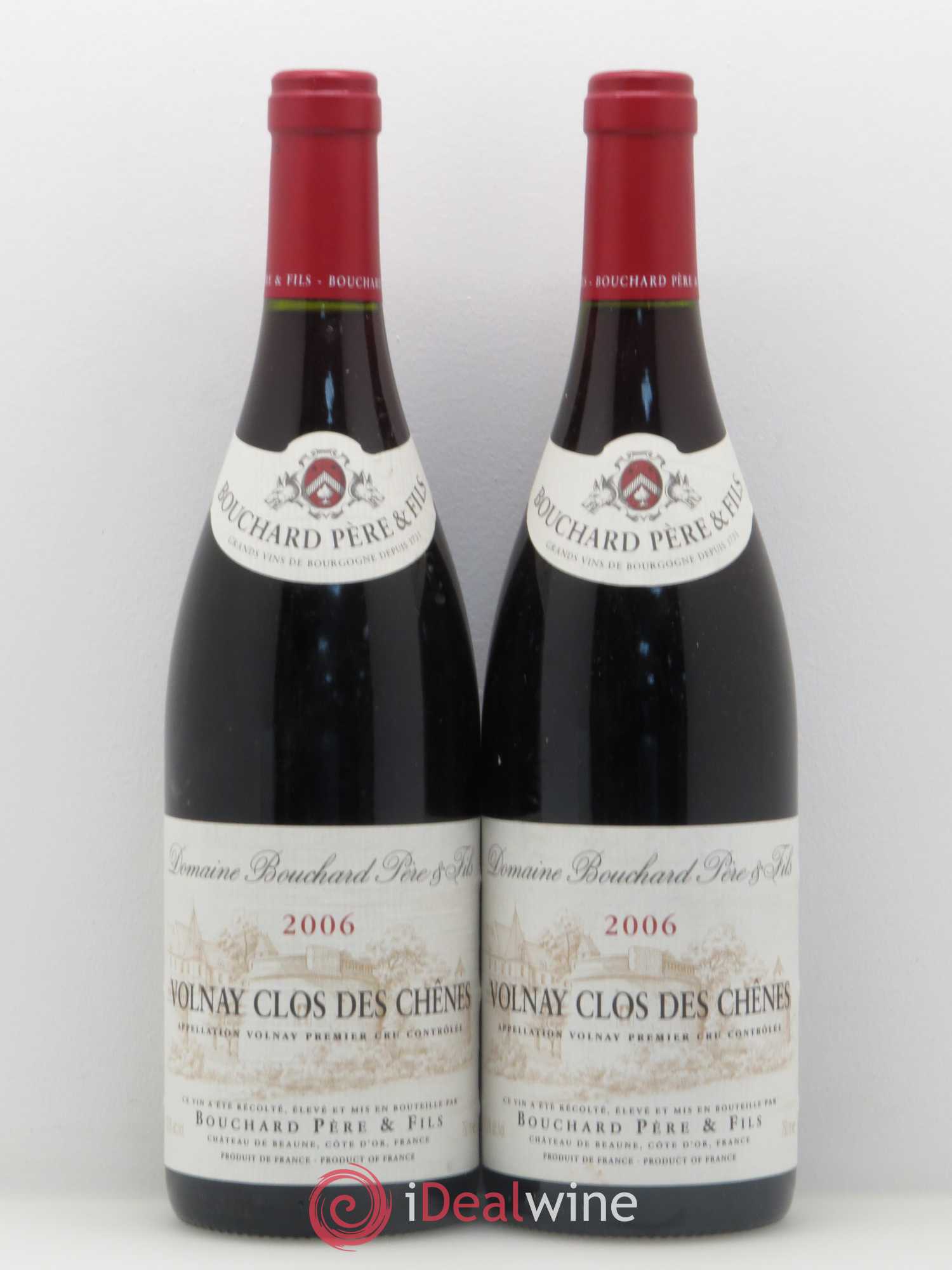 Volnay 1er Cru Clos des Chênes Bouchard Père & Fils 2006 - Lot de 2 bouteilles - 0
