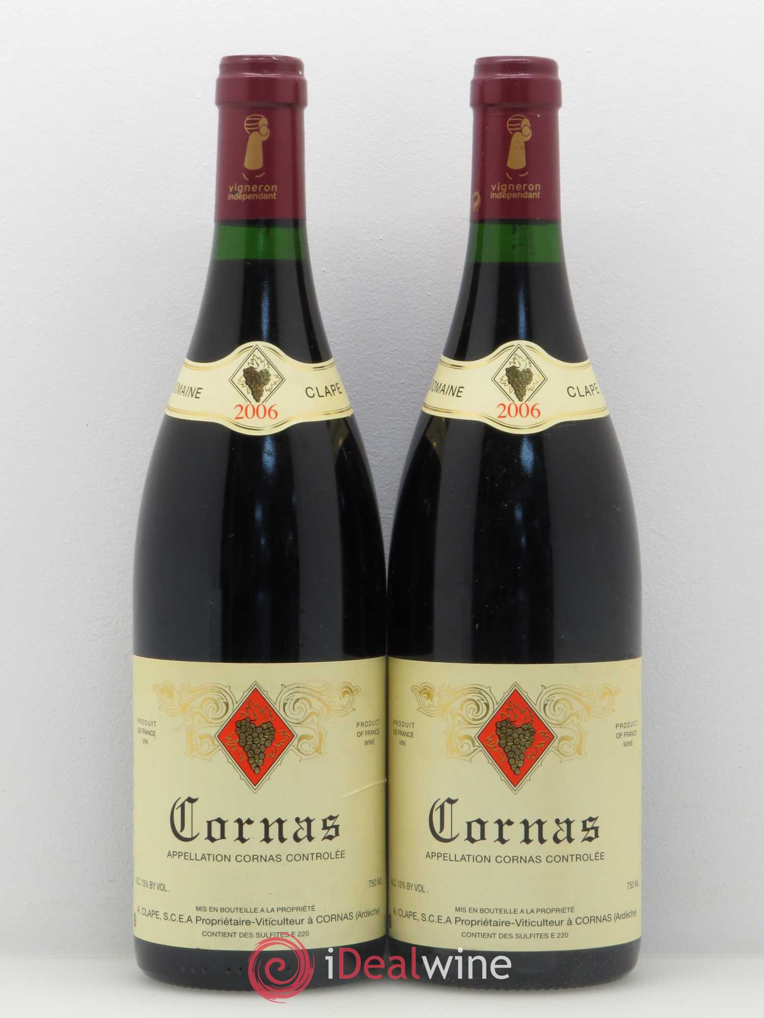 Cornas Auguste Clape 2006 - Lot de 2 bouteilles - 0
