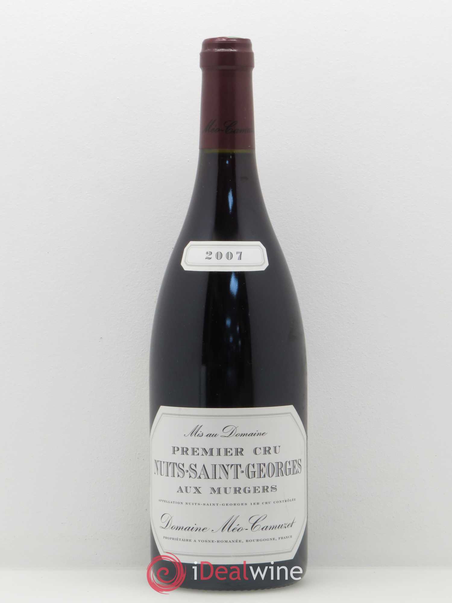 Nuits-Saint-Georges 1er Cru Aux Murgers Méo-Camuzet (Domaine) 2007 - Lot de 1 bouteille - 0