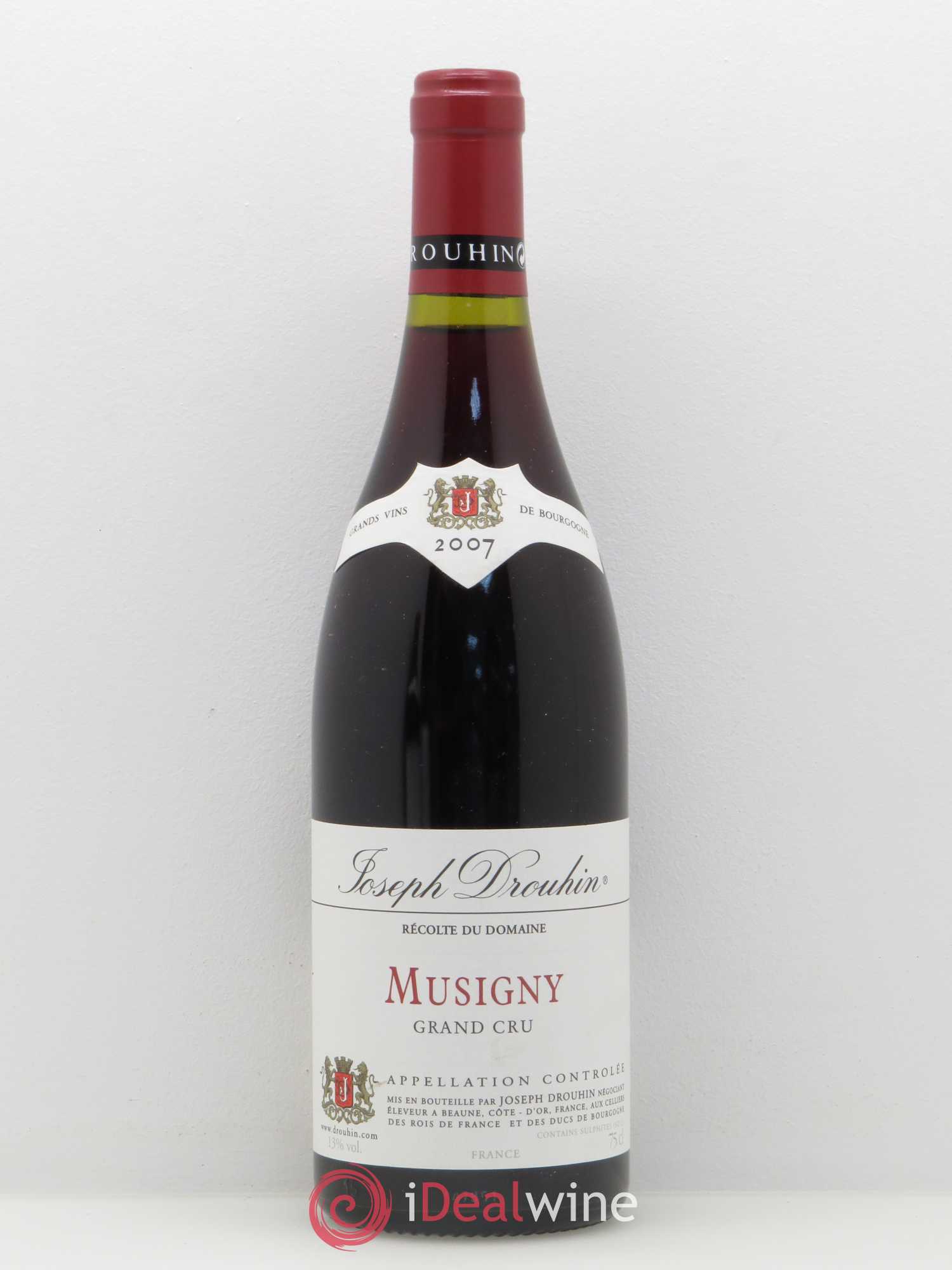 Musigny Grand Cru Joseph Drouhin 2007 - Lot de 1 bouteille - 0