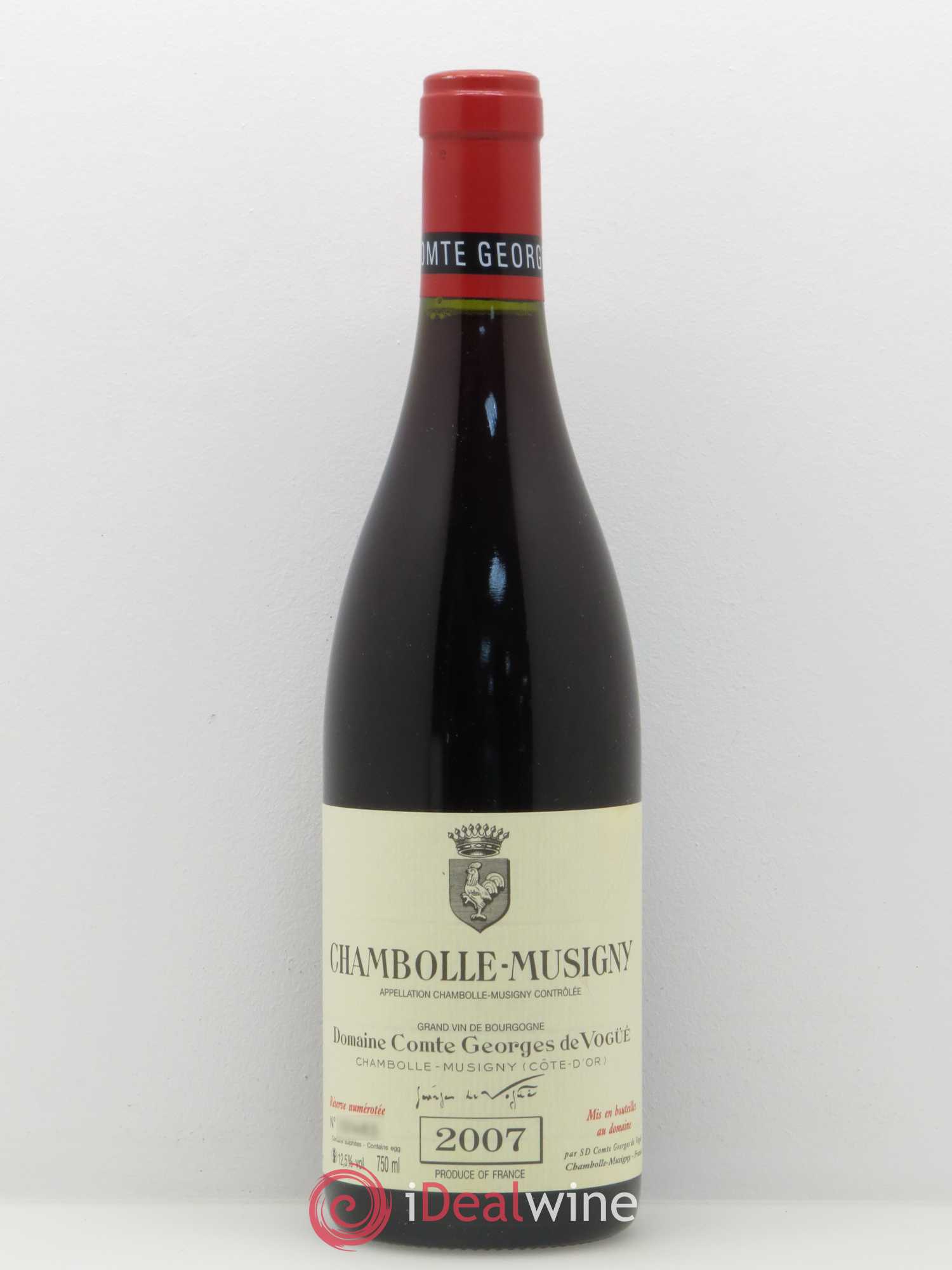 Chambolle-Musigny Comte Georges de Vogüé 2007 - Lot de 1 bouteille - 0
