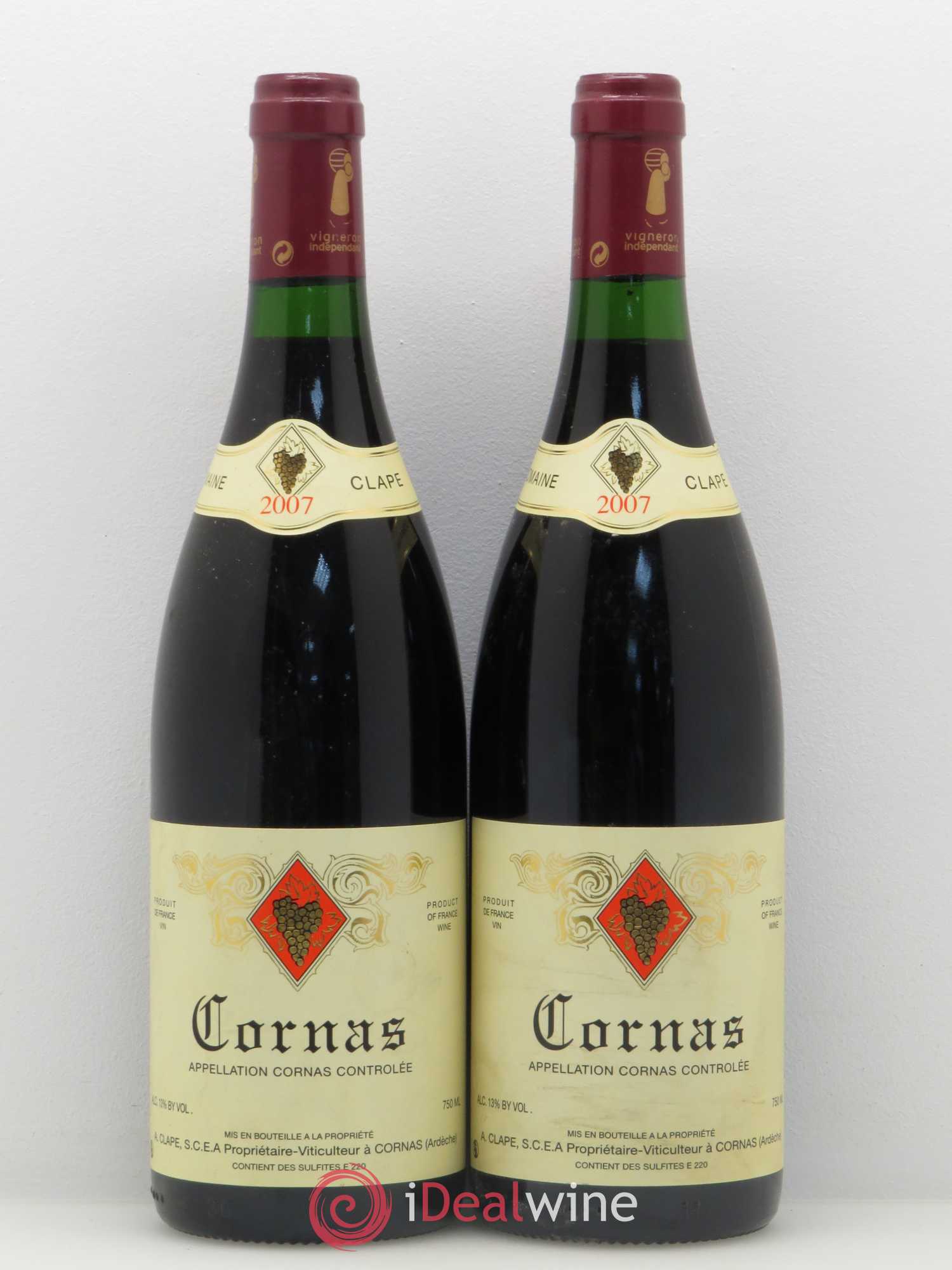 Cornas Auguste Clape 2007 - Lot de 2 bouteilles - 0