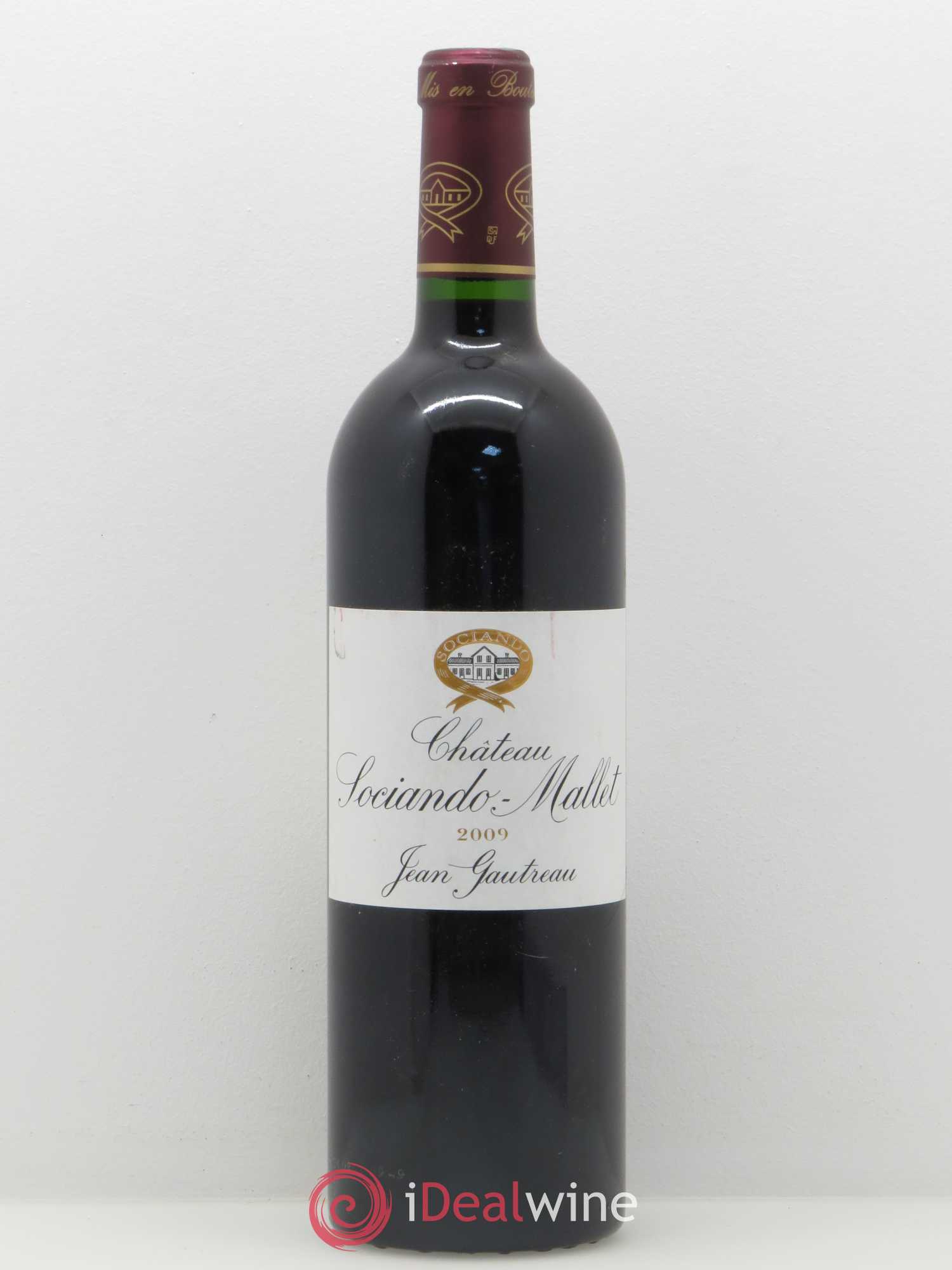Château Sociando Mallet 2009 - Lot de 1 bouteille - 0
