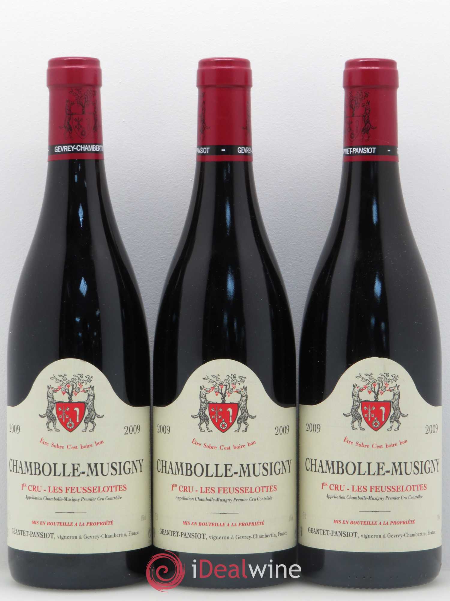 Chambolle-Musigny 1er Cru Les Feusselottes Geantet-Pansiot 2009 - Lot de 6 bouteilles - 2