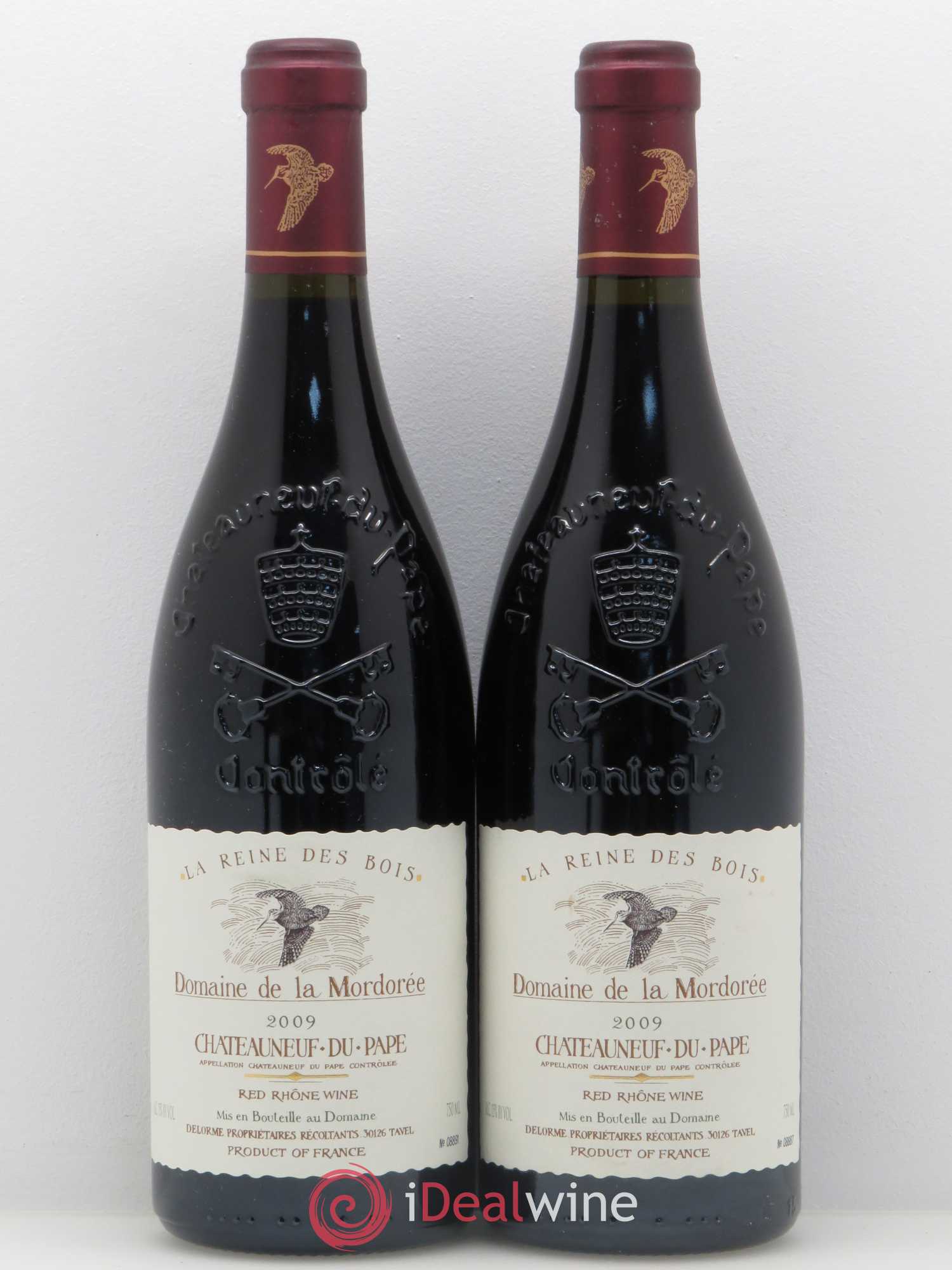 Châteauneuf-du-Pape Cuvée de la Reine des Bois La Mordorée (Domaine de) 2009 - Lot de 2 bouteilles - 0