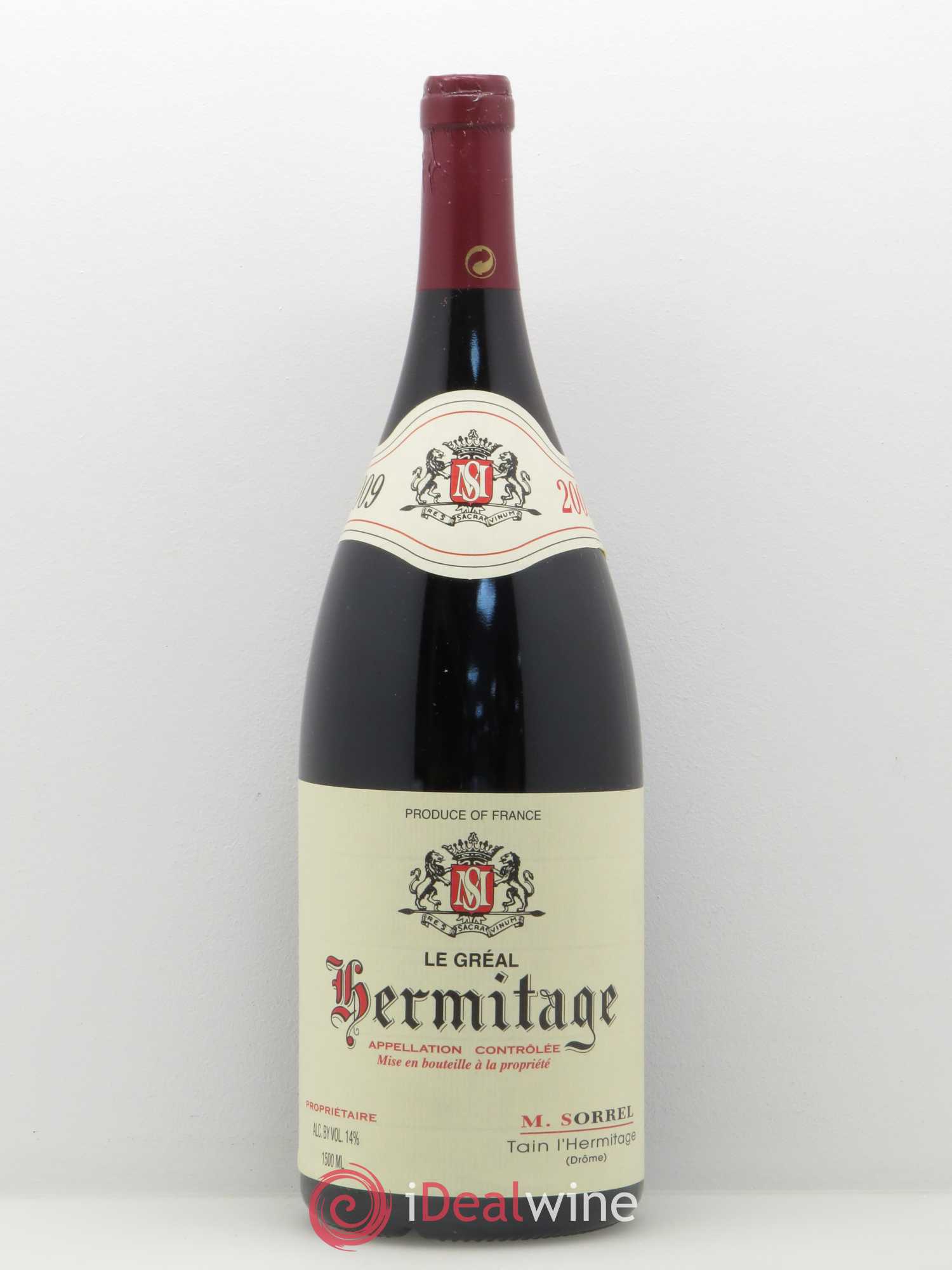 Hermitage Le Gréal Marc Sorrel 2009 - Lot de 1 magnum - 0