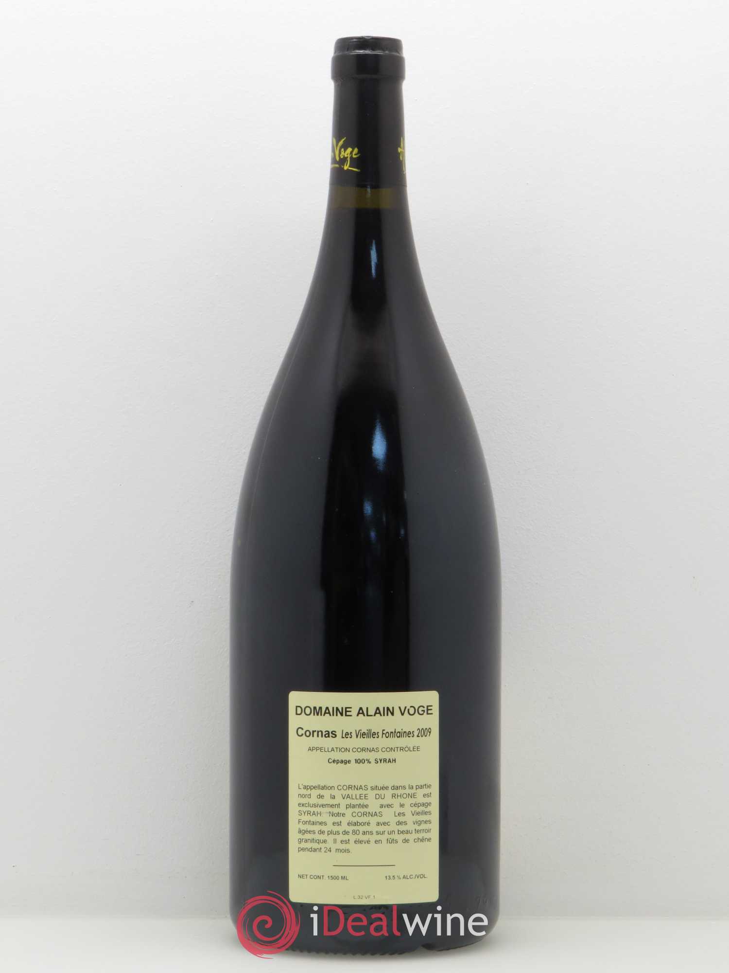 Cornas Les Vieilles Fontaines Alain Voge (Domaine) 2009 - Lot de 1 magnum - 1