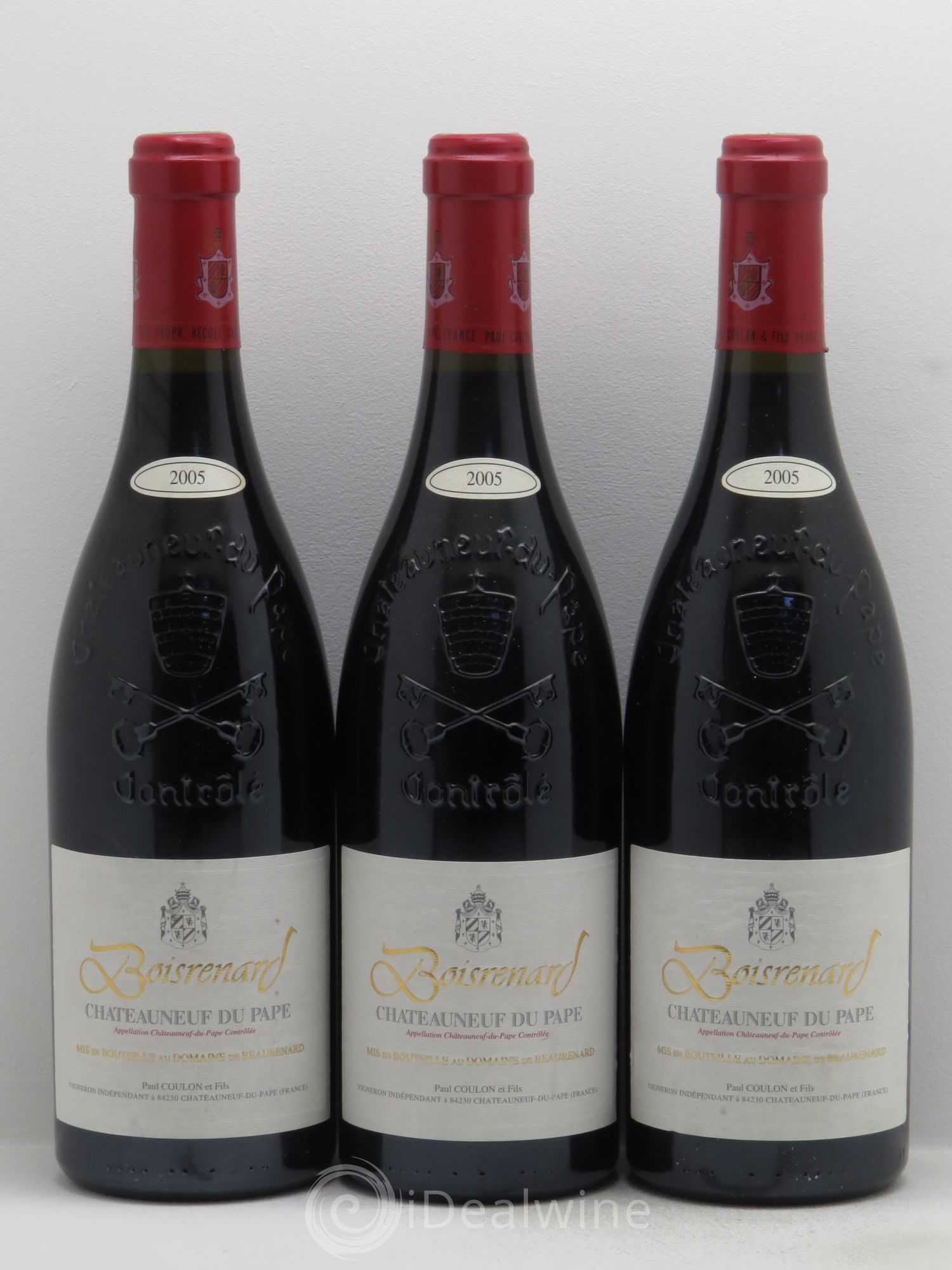 Châteauneuf-du-Pape Cuvée Boisrenard Beaurenard (Domaine de) 2005 - Lot de 3 bouteilles - 0