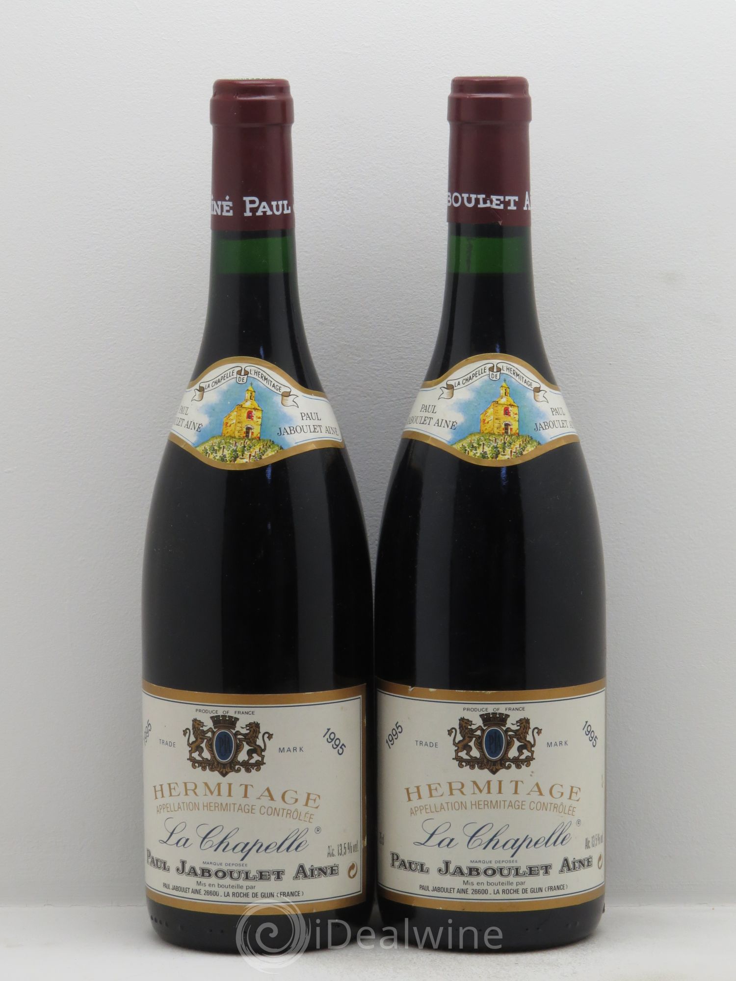 Hermitage La Chapelle Paul Jaboulet Ainé 1995 - Lot de 2 bouteilles - 0