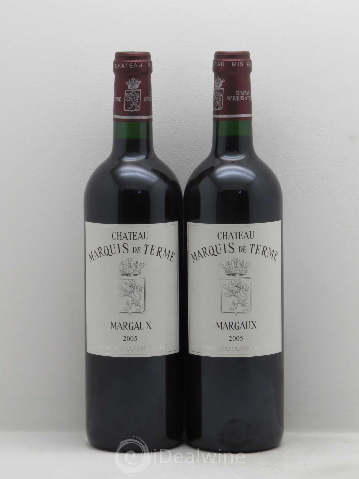 Château Marquis de Terme 4ème Grand Cru Classé 2005 - Lot de 2 bouteilles - 0