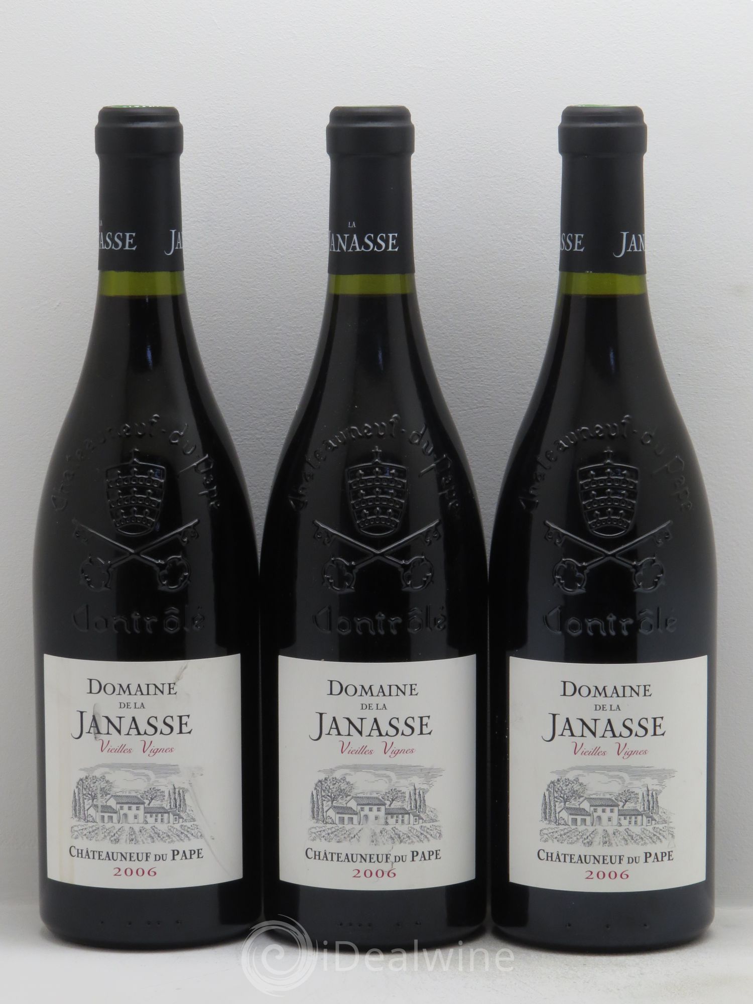 Châteauneuf-du-Pape Cuvée Vieilles Vignes La Janasse (Domaine de) (sans prix de réserve) 2006 - Lot de 3 bouteilles - 0