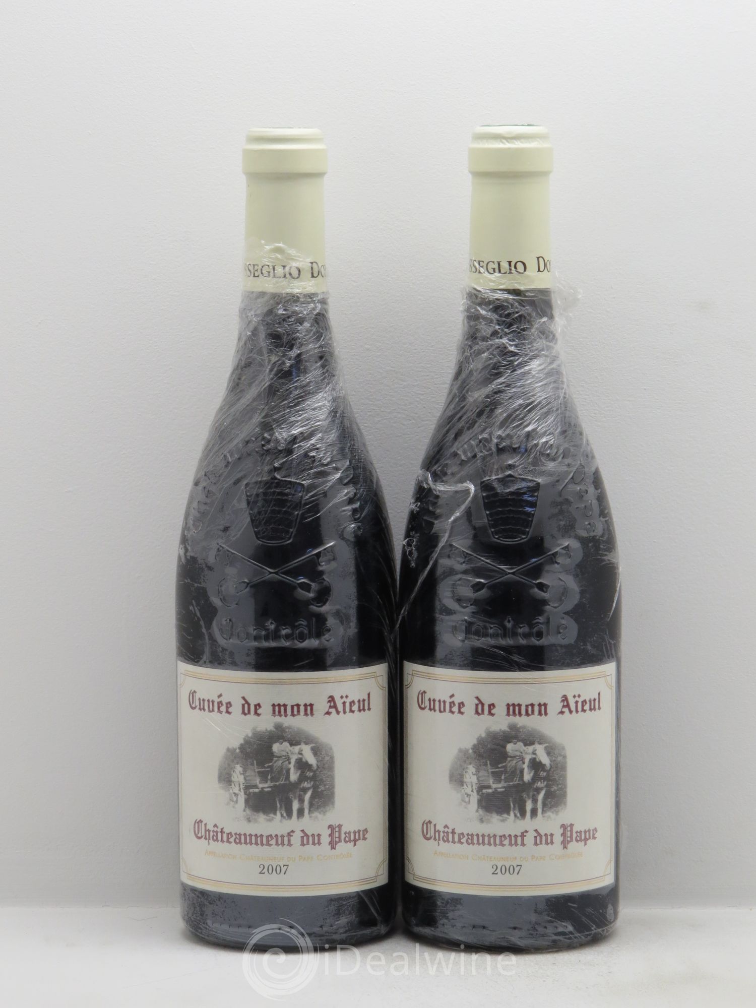 Châteauneuf-du-Pape Cuvée de mon Aïeul Pierre Usseglio & Fils 2007 - Lot de 2 bouteilles - 0