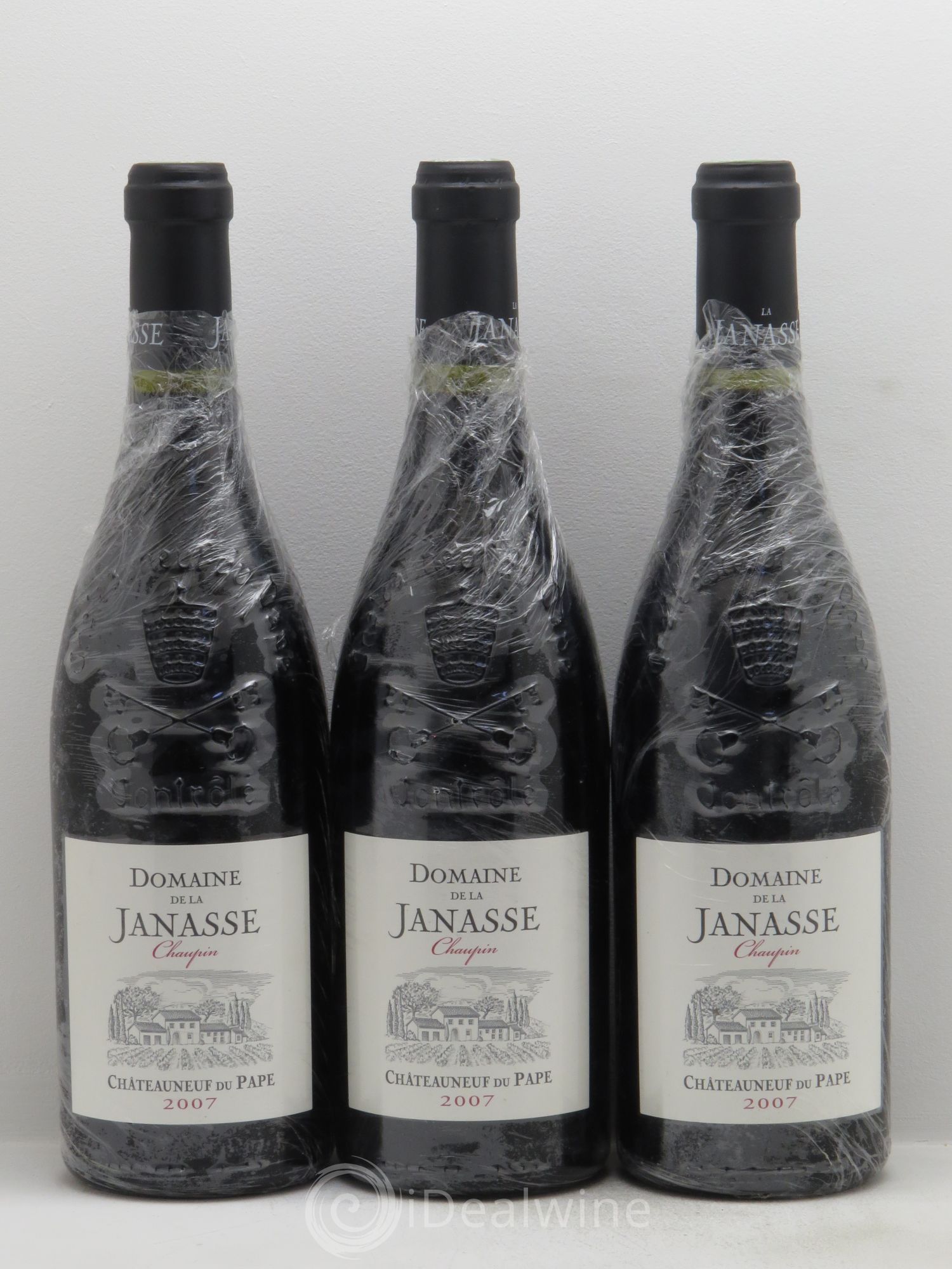 Châteauneuf-du-Pape Cuvée Chaupin La Janasse (Domaine de) 2007 - Lot de 3 bouteilles - 0