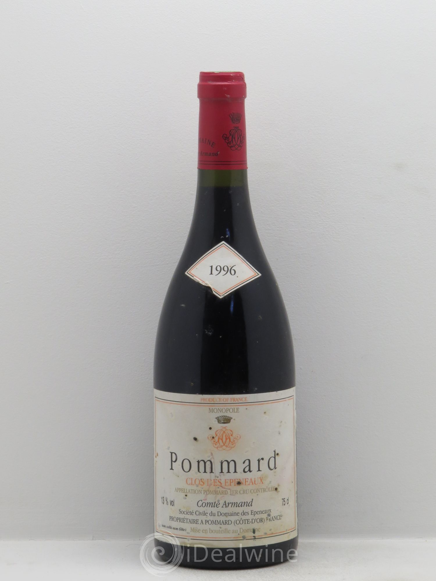 Pommard 1er Cru Clos des Epeneaux Comte Armand 1996 - Lot de 1 bouteille - 0