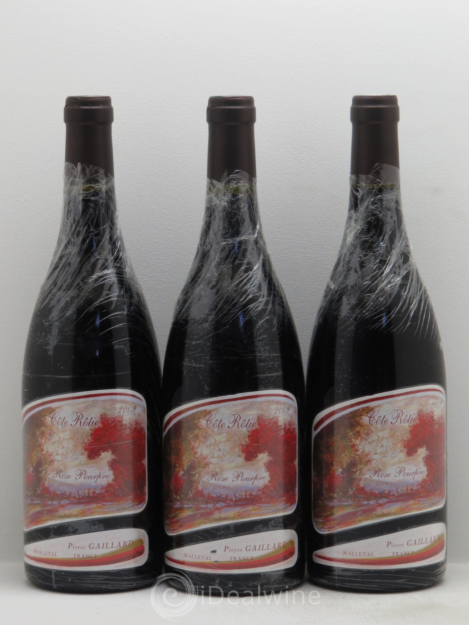 Côte-Rôtie Rose Pourpre Pierre Gaillard 2009 - Lot de 3 bouteilles - 0