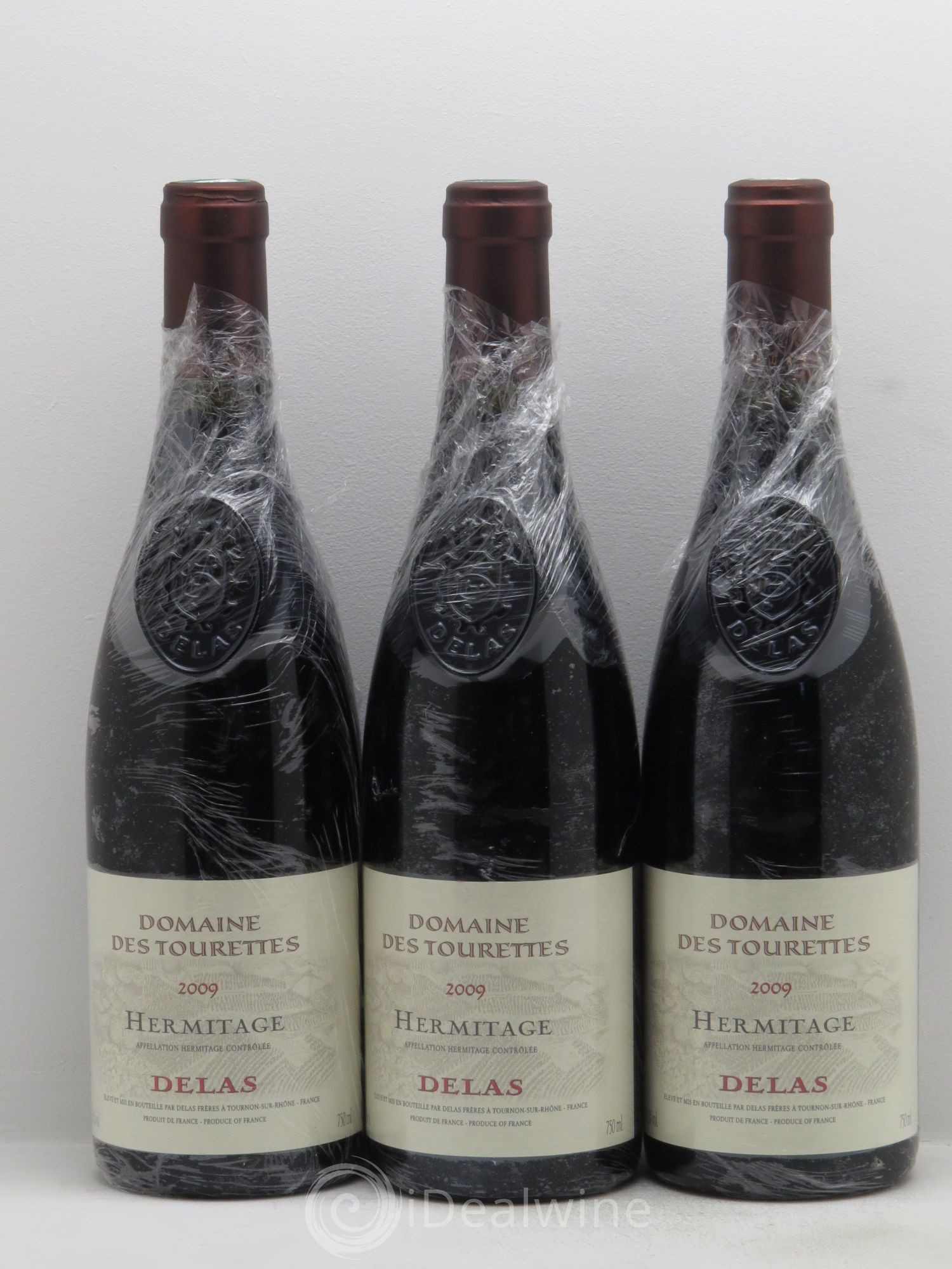 Hermitage Marquise de la Tourette Delas Frères 2009 - Lot de 3 bouteilles - 0