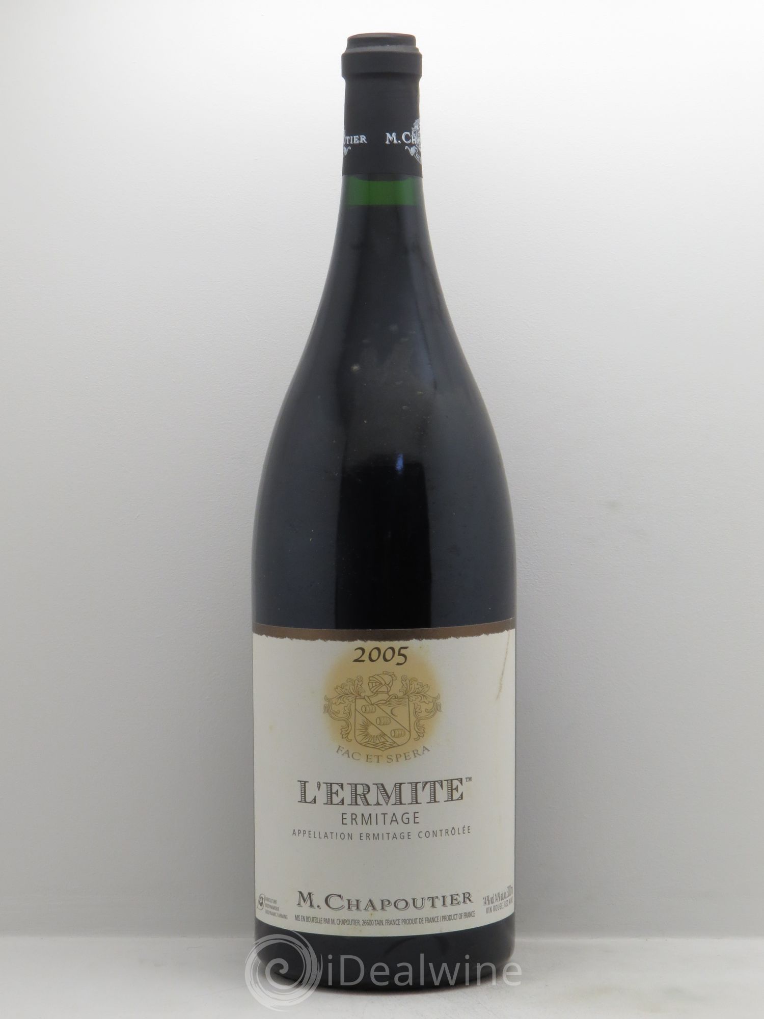 Hermitage Ermitage l'Ermite Chapoutier (sans prix de réserve) 2005 - Lot de 1 double magnum - 0