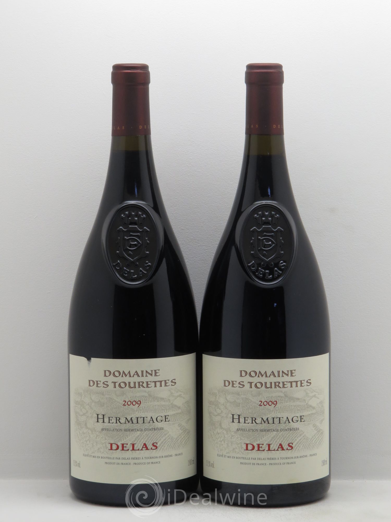 Hermitage Marquise de la Tourette Delas Frères (sans prix de réserve) 2009 - Lot de 2 magnums - 0