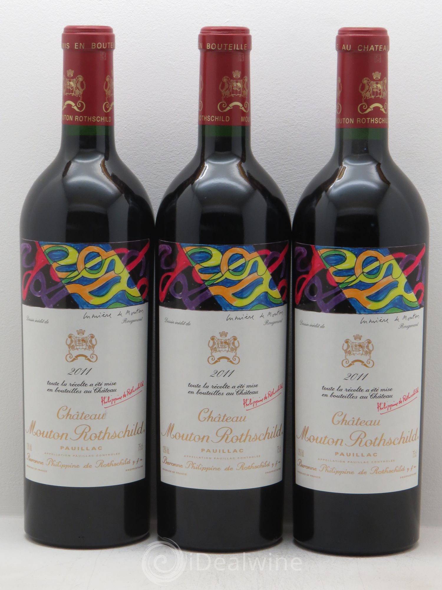 Château Mouton Rothschild 1er Grand Cru Classé 2011 - Lot de 12 bouteilles - 3